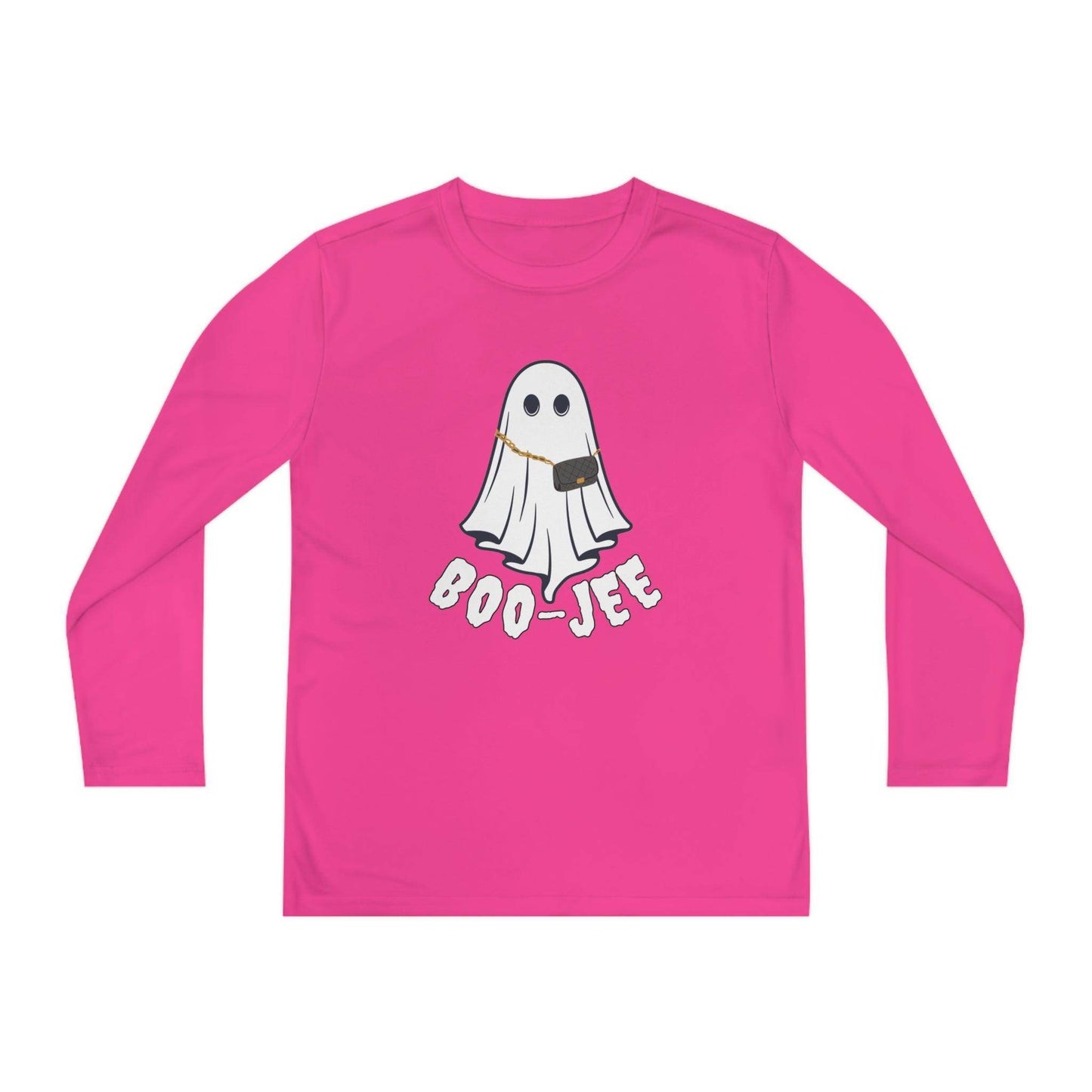 Boo-jee Costume Youth Halloween Costume Long Sleeve Competitor Tee Boojee Halloween Boujee - Giftsmojo