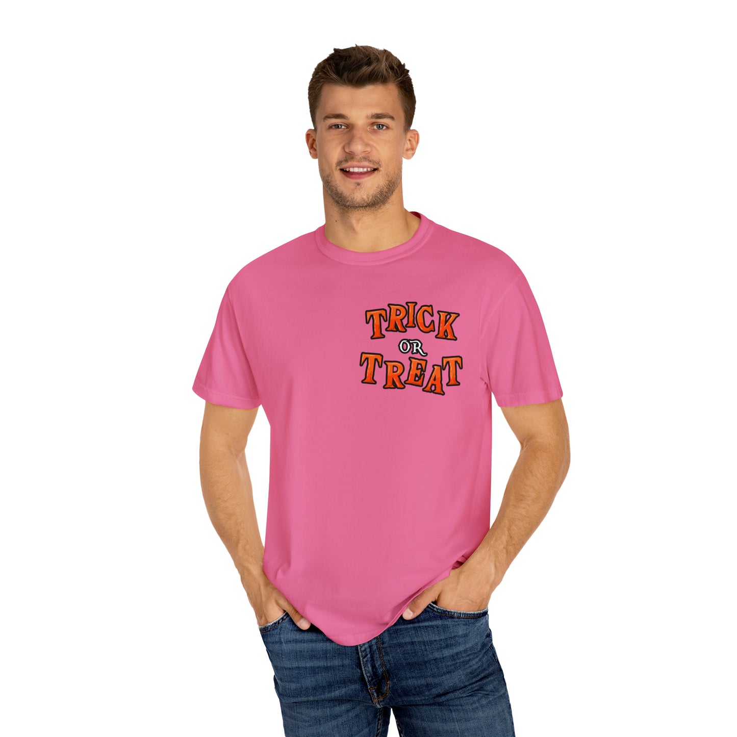 Halloween Party Outfit Trick or Treat Shirt Vintage Shirt Halloween Costume Cute Spooky Shirt, Halloween Gift Halloween T-shirt Trick or Treat Outfit
