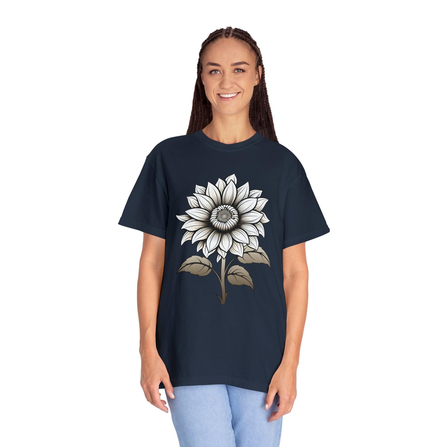 Sunflower Shirt Vintage Flower Shirt Aesthetic, Floral Graphic Tee Floral Shirt Flower T-shirt, Wild Flower Shirt Gift For Her