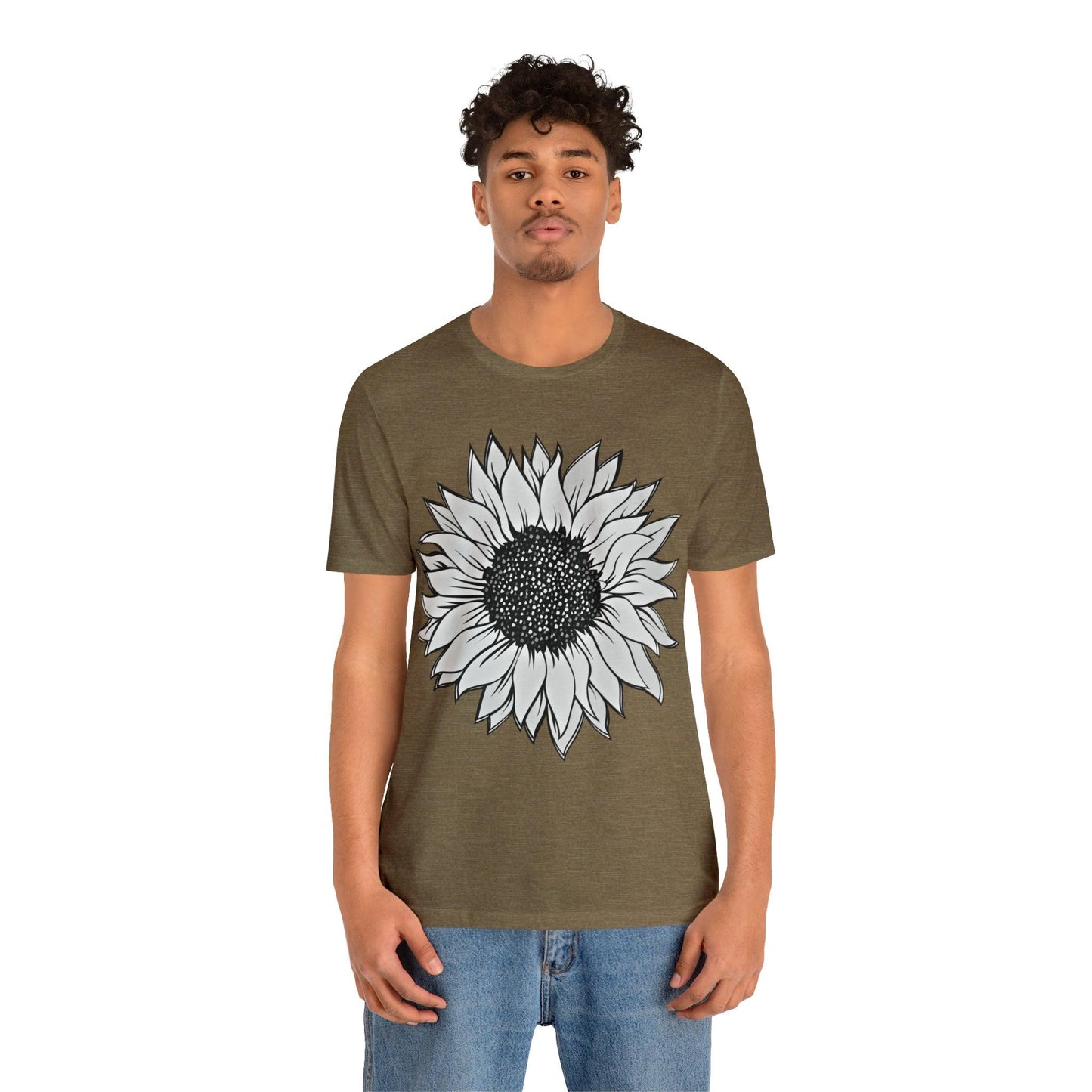 Sunflower Shirt, Floral Tee Shirt, Flower Shirt, Garden Shirt, Womens Fall Summer Shirt Sunshine Tee, Gift for Gardener, Nature love