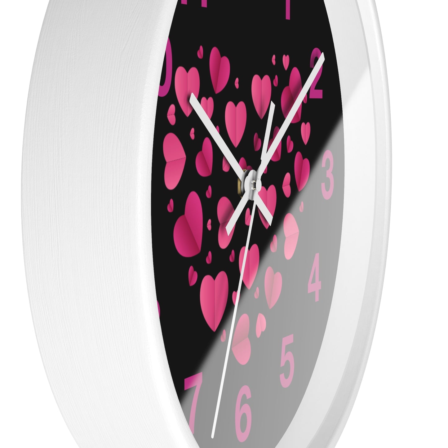 Heart Wall Clock Love Clock Romantic Home Decor