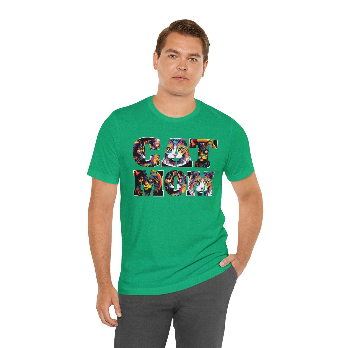 Vintage Cat Shirt Cat Mom Tshirt Animal Lover Gift Cat T Shirt Retro Cat Mom Gift Cat Lover Gift - Cat Lover Shirt Trendy Shirt for Cat Mom - Giftsmojo