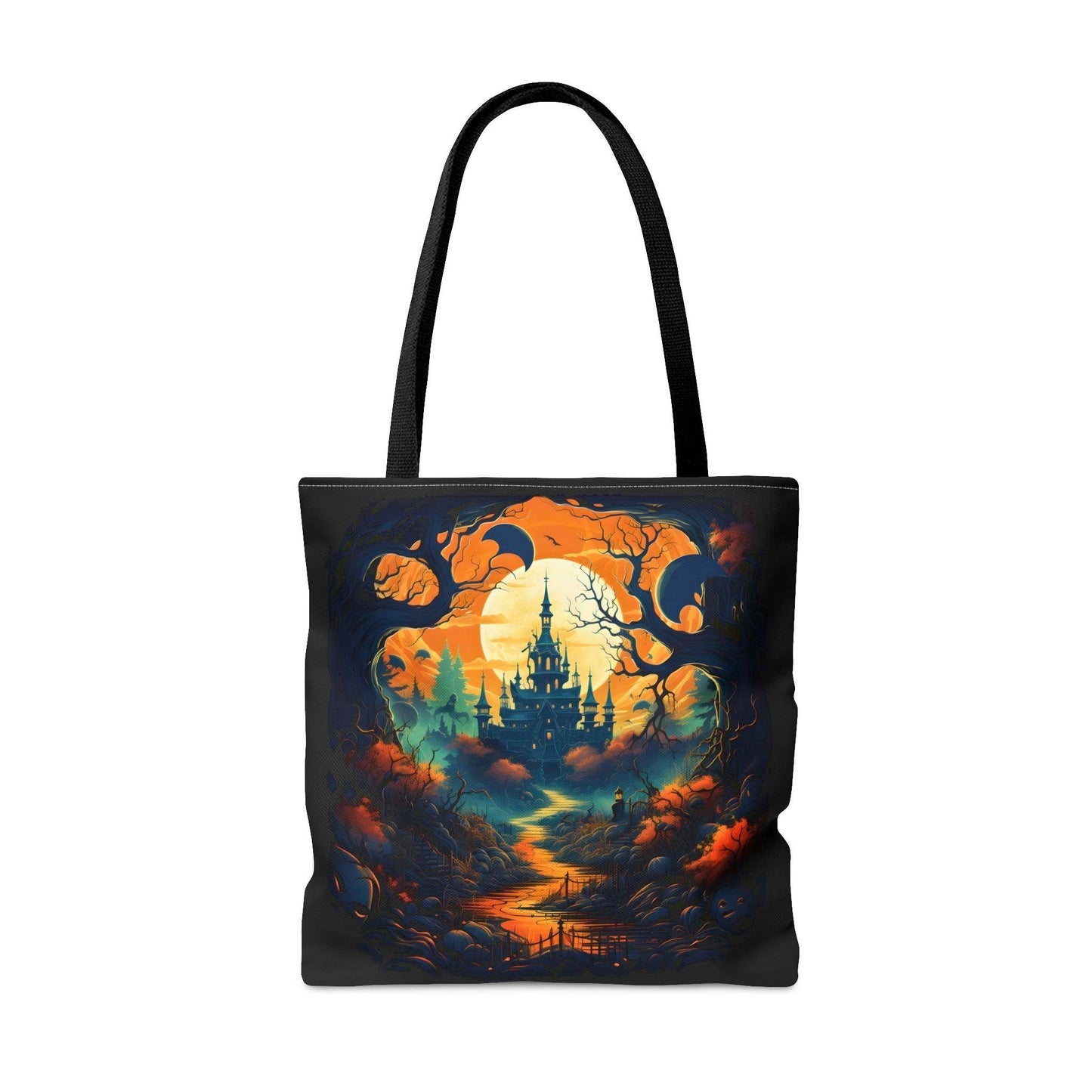 Happy Halloween Bag Trick or Treat Bag Love Fall Pumpkin Tote Bag Cute Market Bag - Aesthetic Bag, Fall Tote Bag, Mom Bag Canvas Bag - Giftsmojo