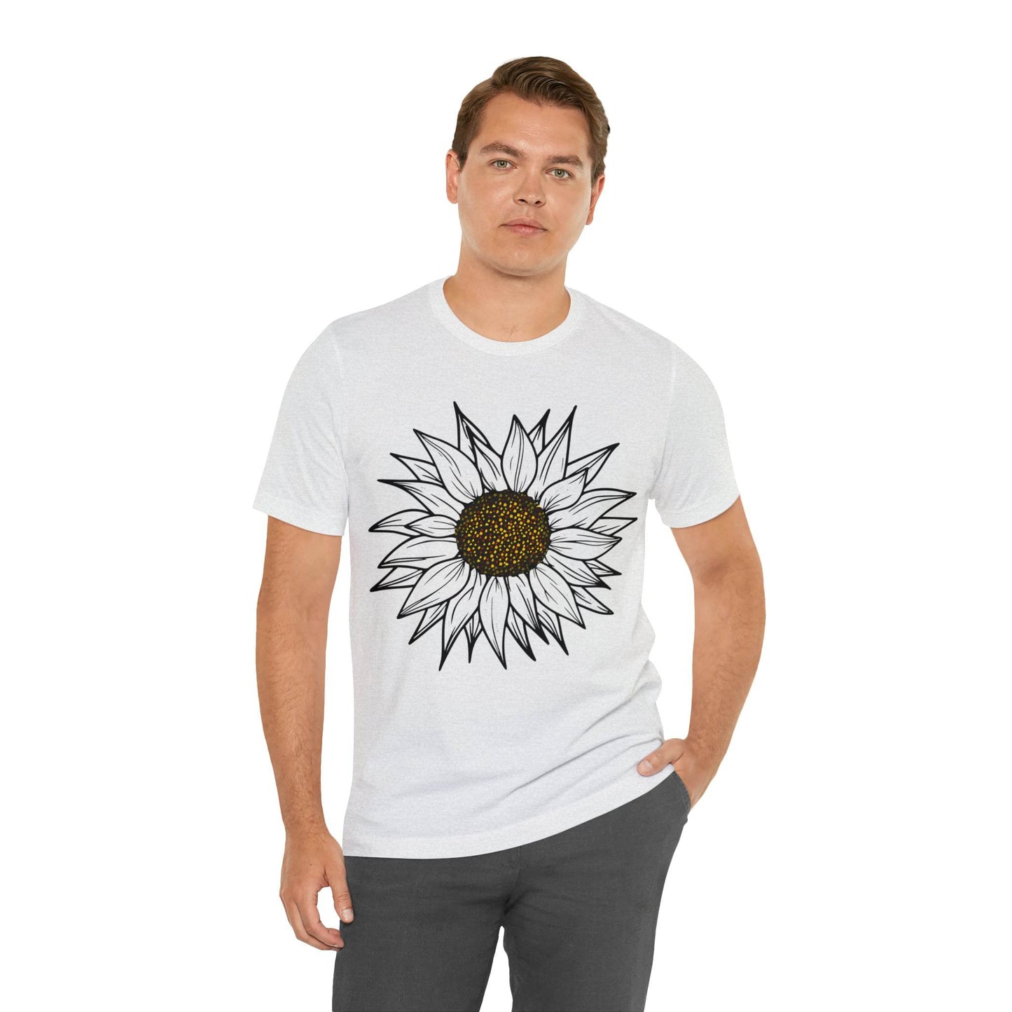 Sunflower Shirt, Floral Tee Shirt, Flower Shirt, Garden Shirt, Womens Fall Summer Shirt Sunshine Tee, Gift for Gardener, Nature love shirt - Giftsmojo