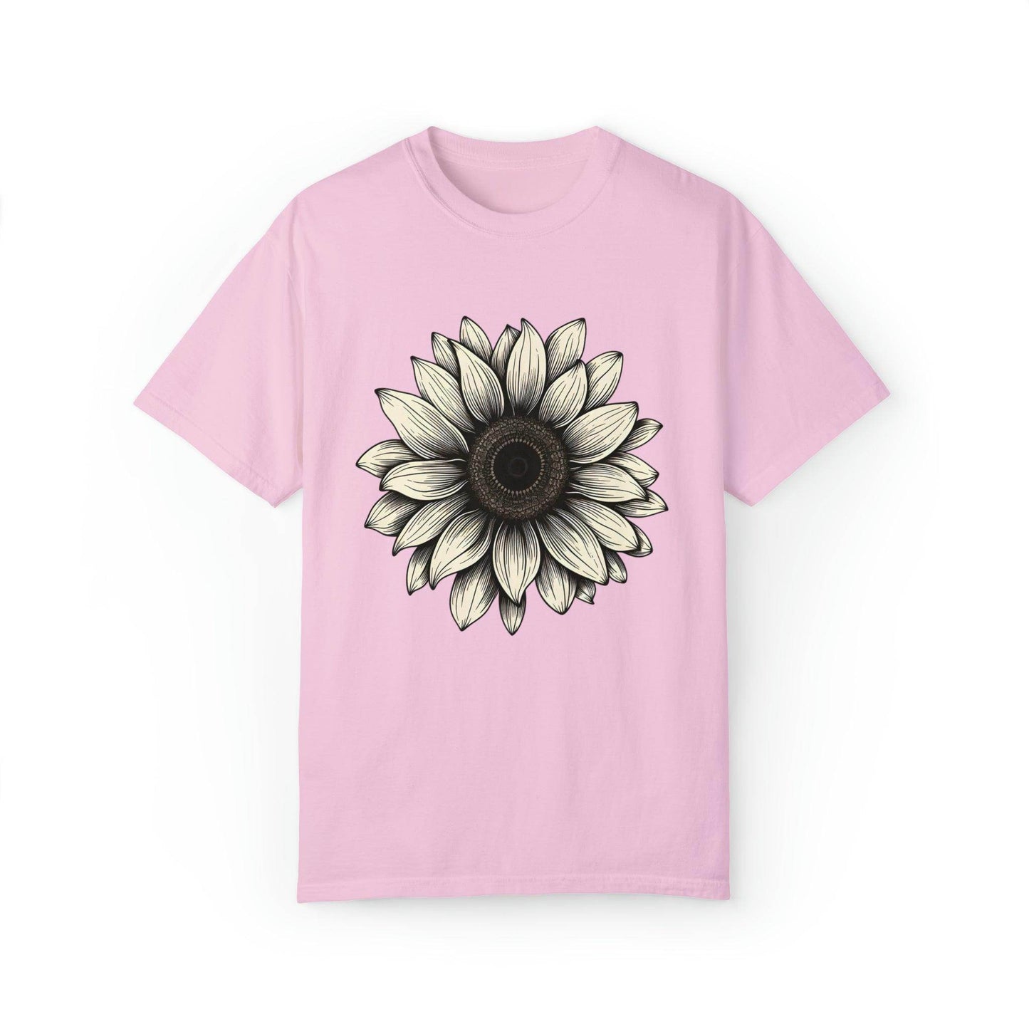 Sunflower Shirt Flower Shirt Aesthetic, Floral Graphic Tee Floral Shirt Flower T-shirt, Wild Flower Shirt Gift For Her Wildflower T-shirt - Giftsmojo