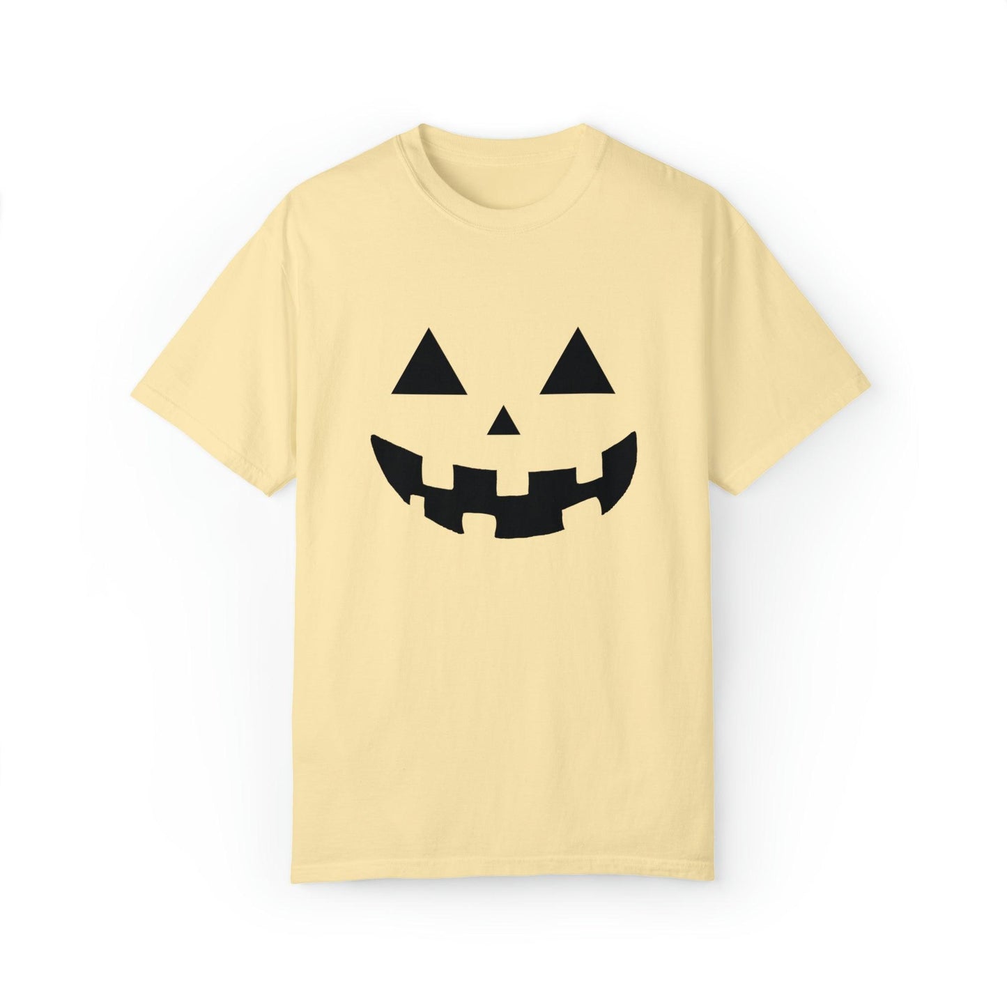 Cute Pumpkin Face Shirt Retro Halloween Tshirt, Vintage Shirt Halloween Shirt Pumpkin Face Halloween Costume Comfort Colors - Giftsmojo