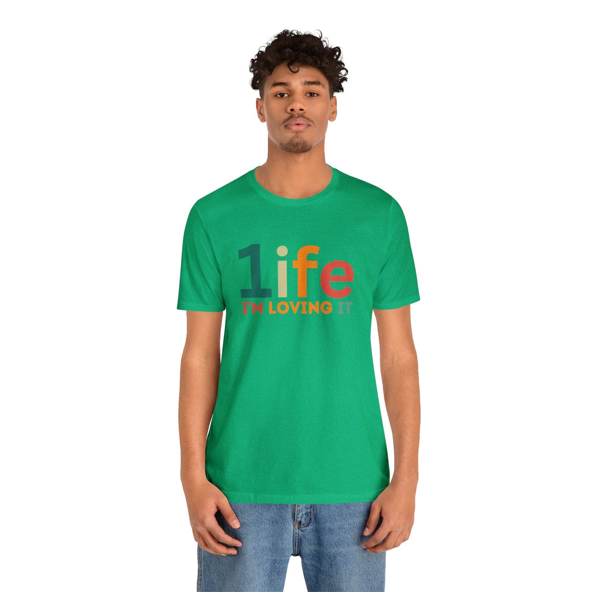 One life I'M Loving It Shirt Retro 1life shirt Live Your Life You Only Have One Life To Live Retro Shirt - Giftsmojo