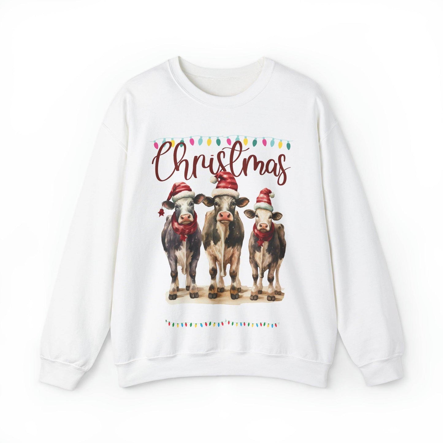 Farm Christmas Sweatshirt Christmas in The Barn Sweatshirt Christmas Farm Sweatshirt Christmas Sweater Trendy Christmas Shirt Farmers - Giftsmojo