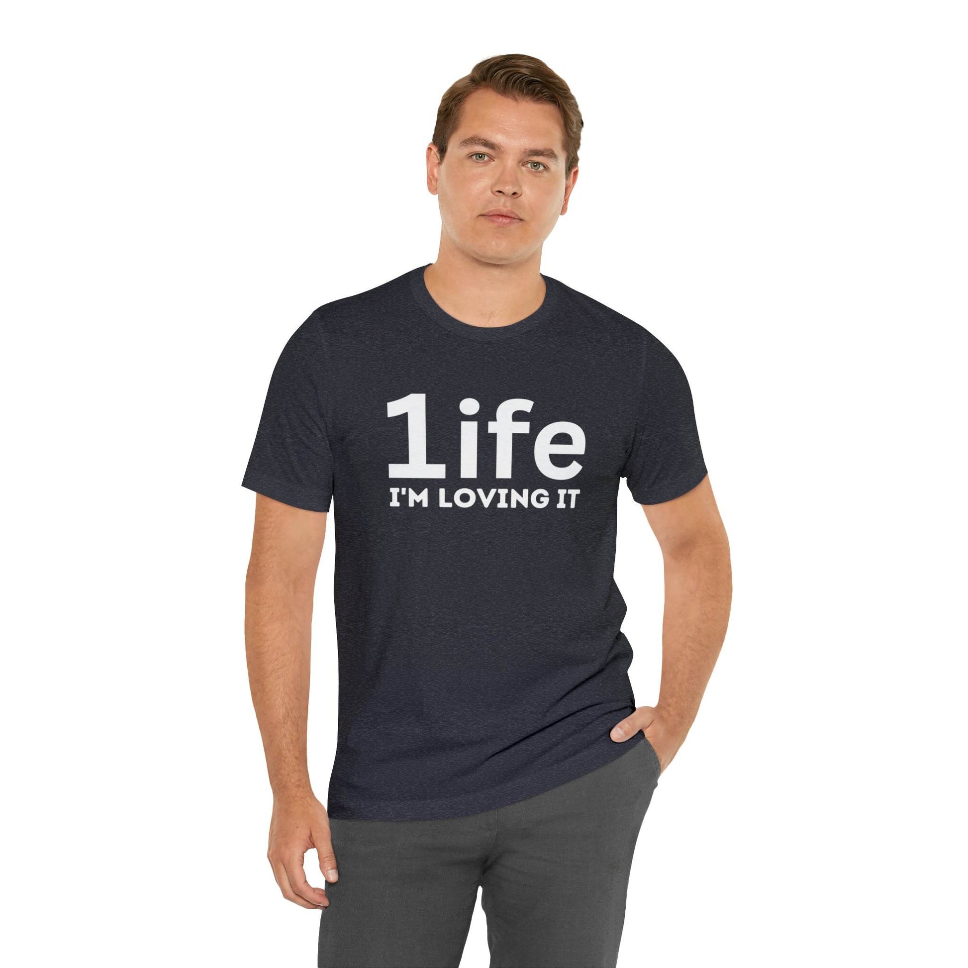 One life I'M Loving It Shirt Retro 1life shirt Live Your Life You Only Have One Life To Live Retro Shirt - Giftsmojo