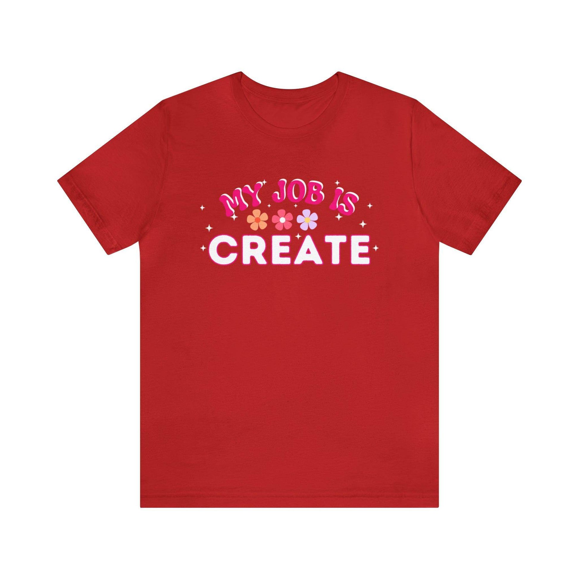 My Job is Create Shirt Artist Shirt, Content Creator Shirt Blogger Shirt Vlogger Shirt, Youtuber shirt - Giftsmojo