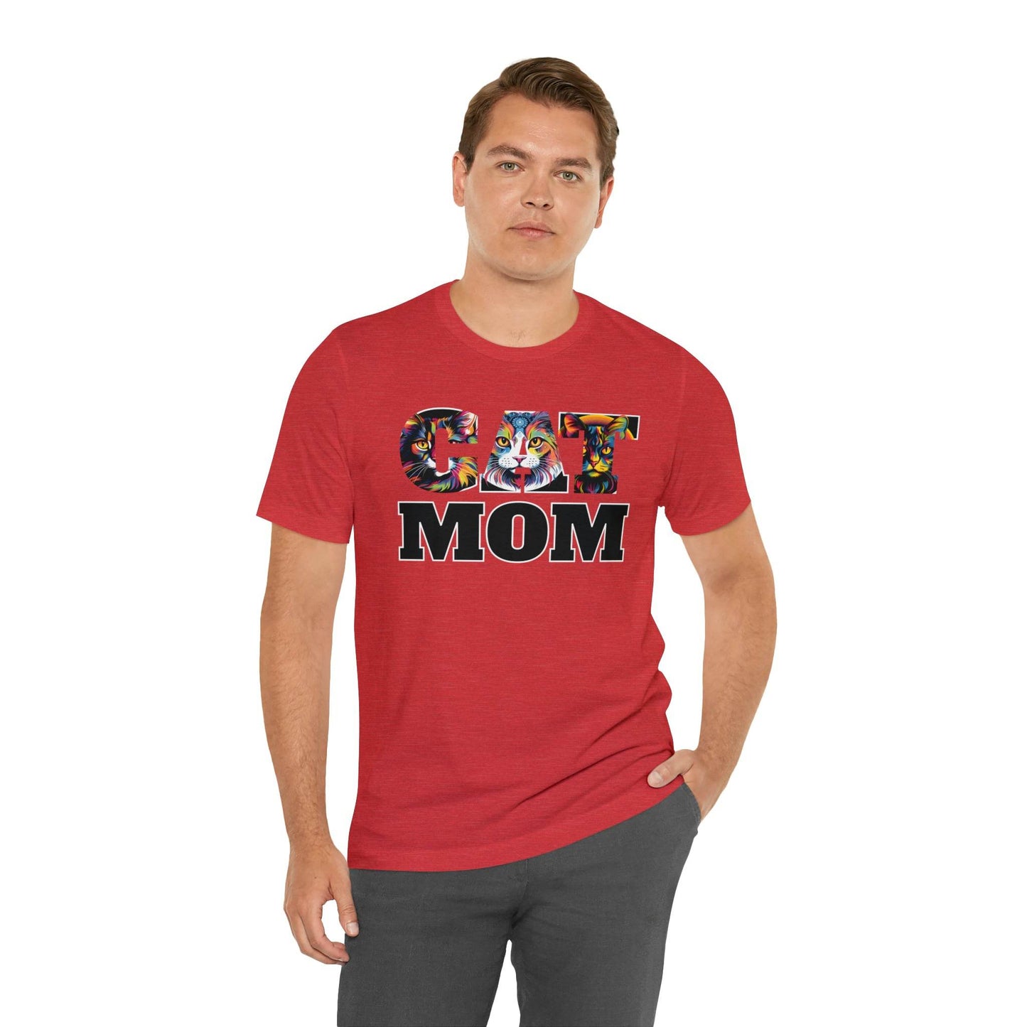 Vintage Cat Shirt Retro Cat Mom Tshirt Animal Lover Gift Cat T Shirt Cat Mom Gift Cat Lover Gift - Cat Lover Shirt Trendy Shirt for Cat Mom - Giftsmojo
