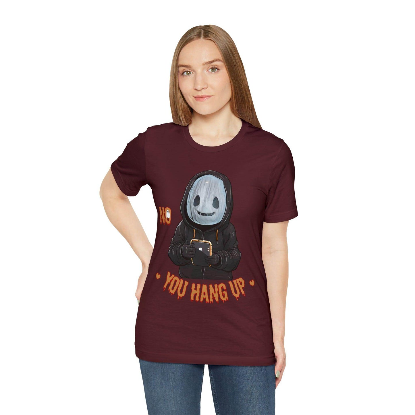 Halloween Shirt No You Hang Up Scary Halloween Costume Fall shirt Spooky Vibes Shirt - Giftsmojo