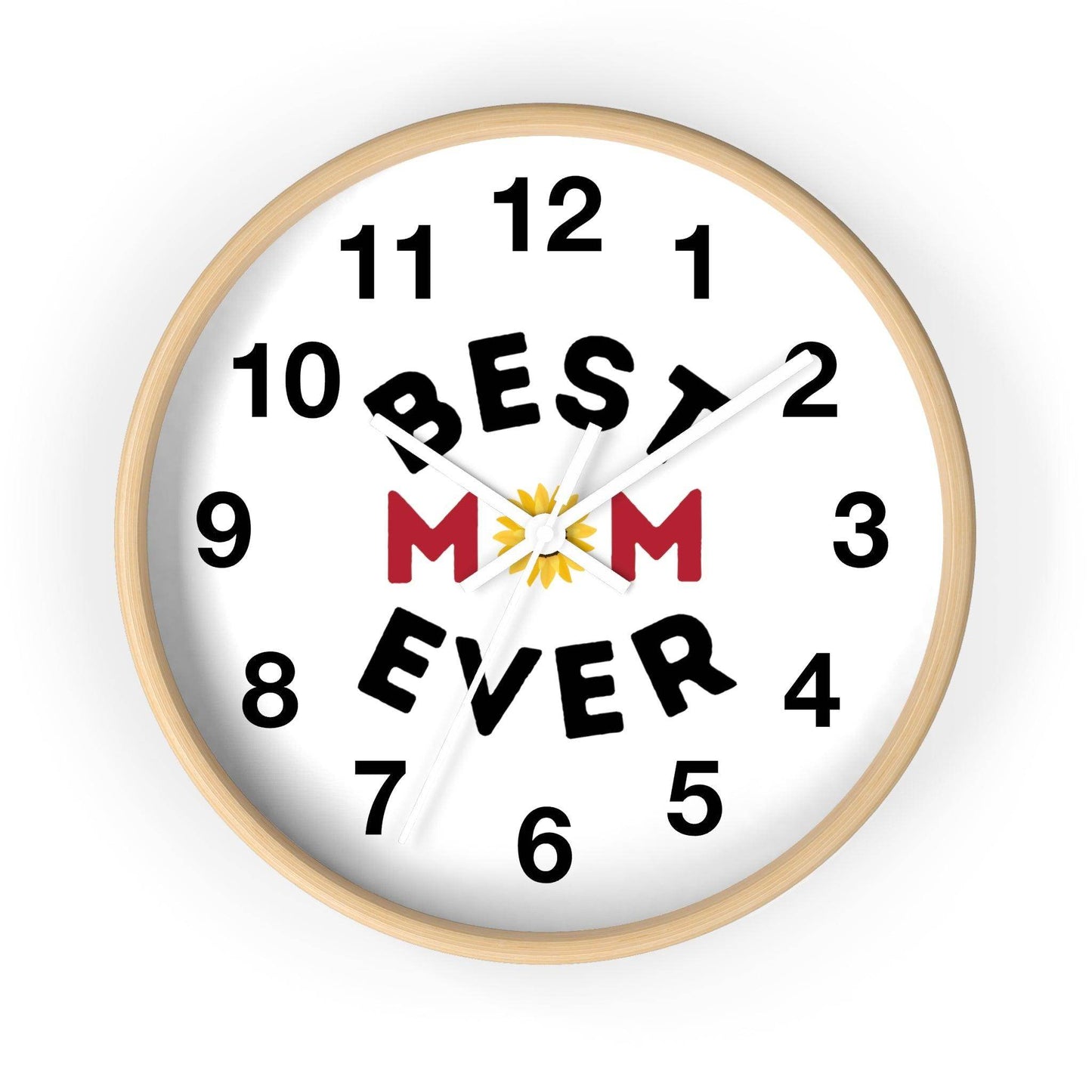 Best Mom Ever Clock, Wall Clock, Gift for Mom Home decor gift, House Warming gift, New Home Gift, - Giftsmojo