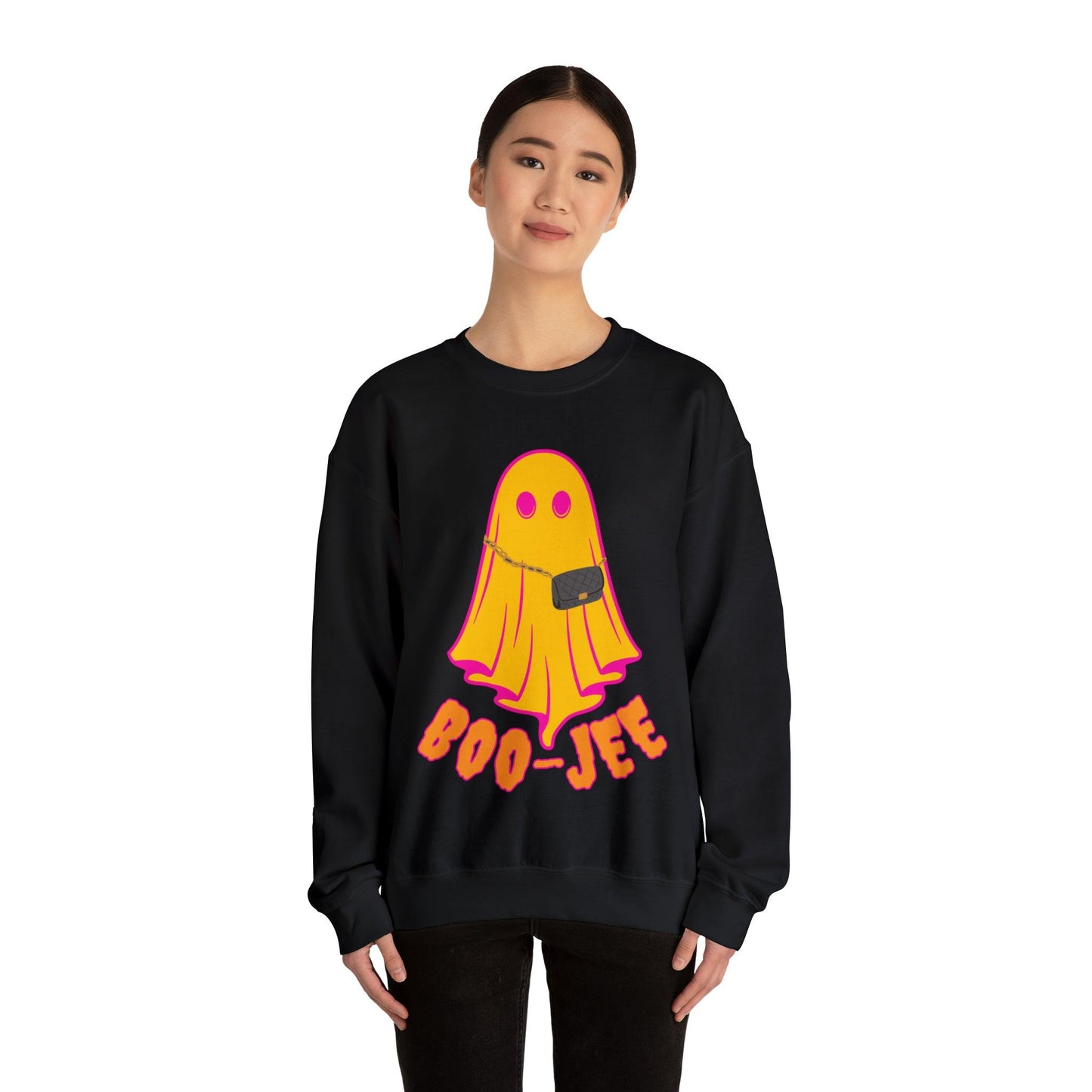 Boo-Jee Sweatshirt, Boo Halloween Sweatshirt, Spooky Ghost Sweatshirt, Boo Jee Shirt, Halloween Ghost Sweatshirt, Halloween Boo Shirt - Giftsmojo