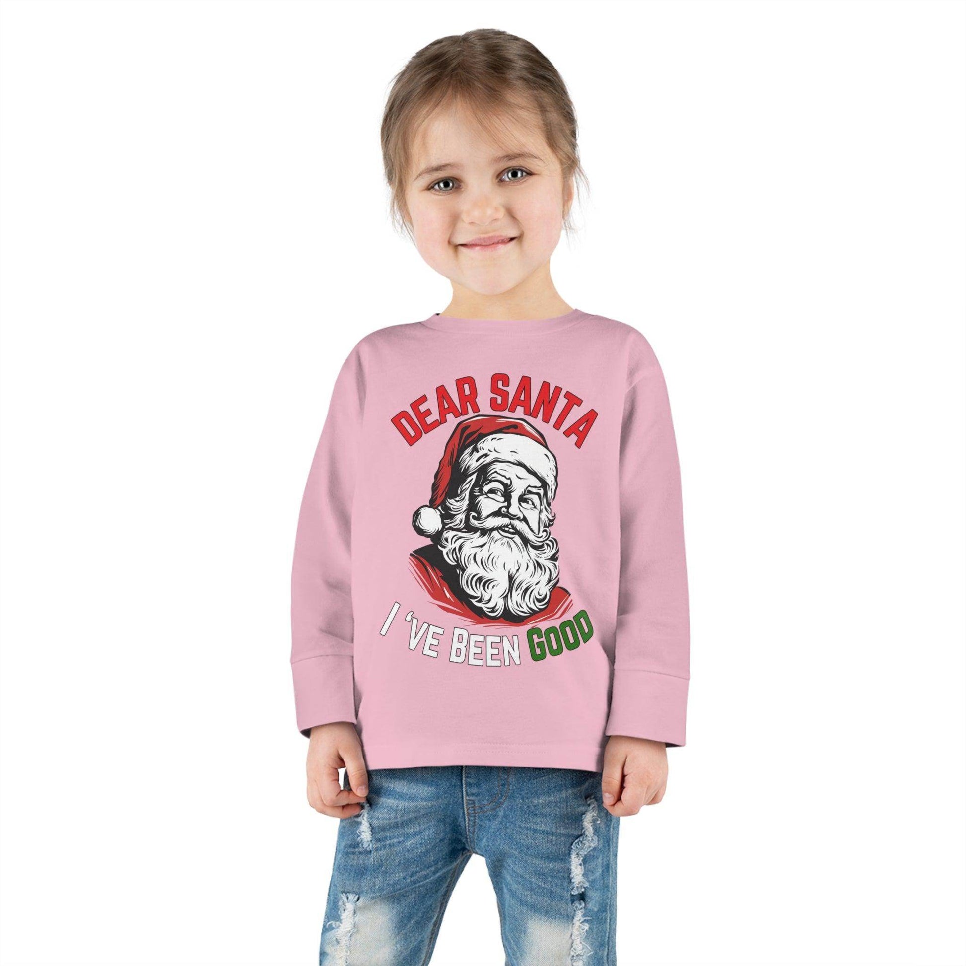 Santa I Have Been Good Christmas Shirt for Kids Christmas Outfit for Kids - Giftsmojo