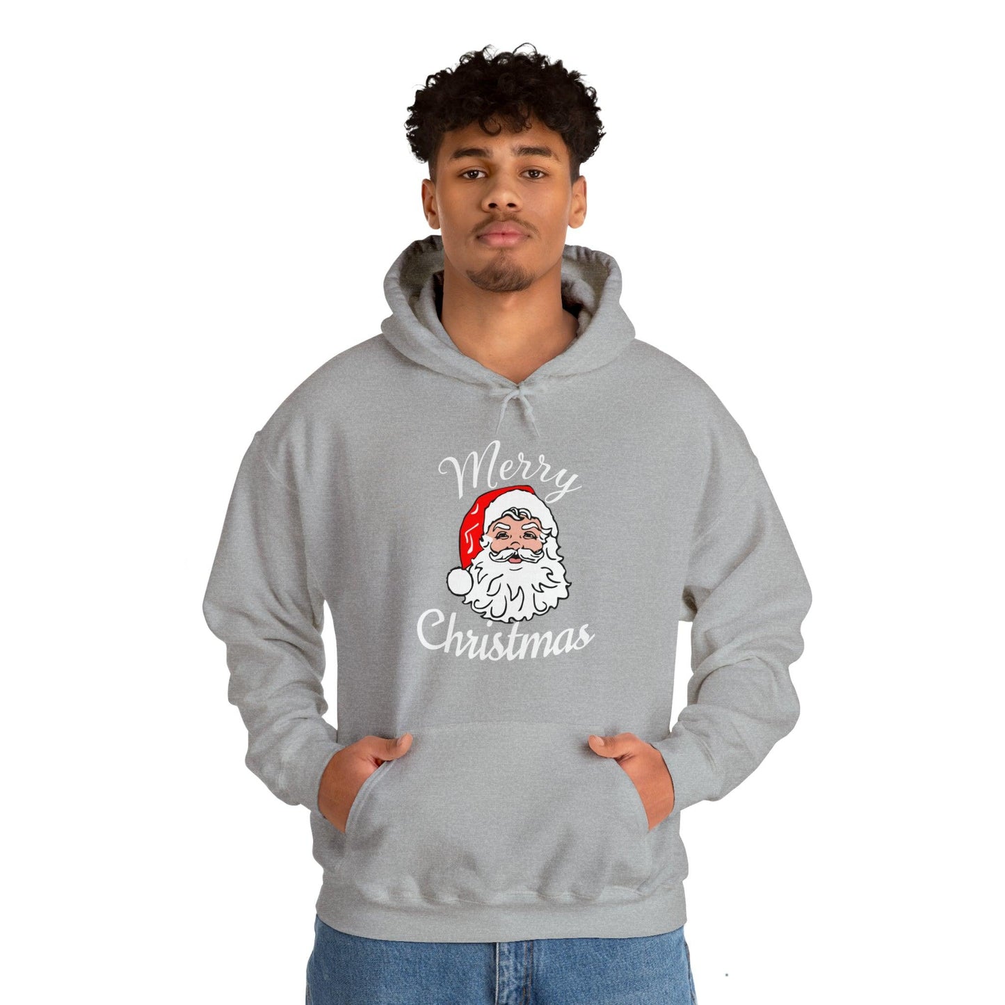 Santa Hoodie, Merry Christmas Hooded Sweatshirt, Christmas Shirt, Christmas Gift