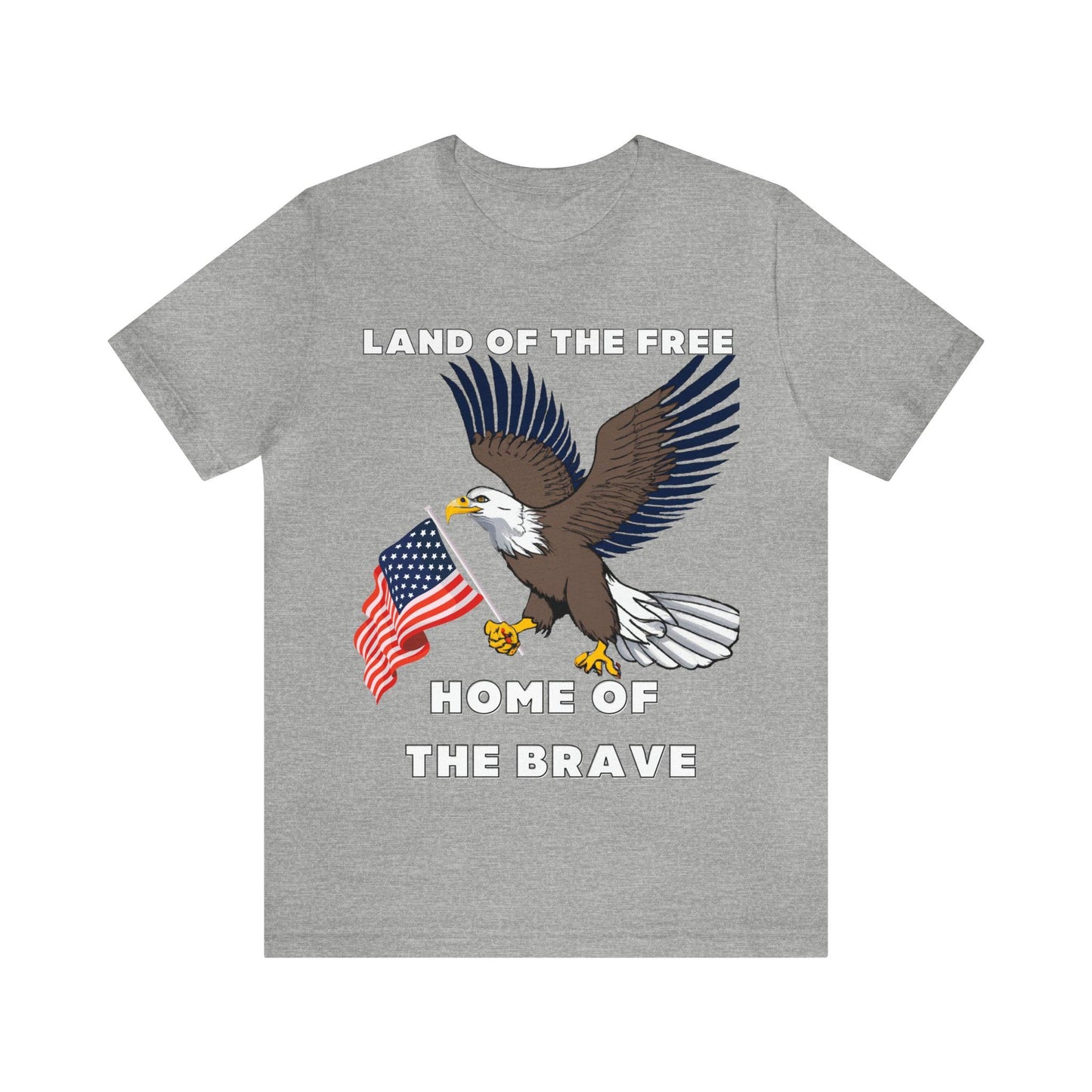 Celebrate Independence Day with Patriotic Shirts: Land of the free, Home of the Brave Shirt for Women and Men