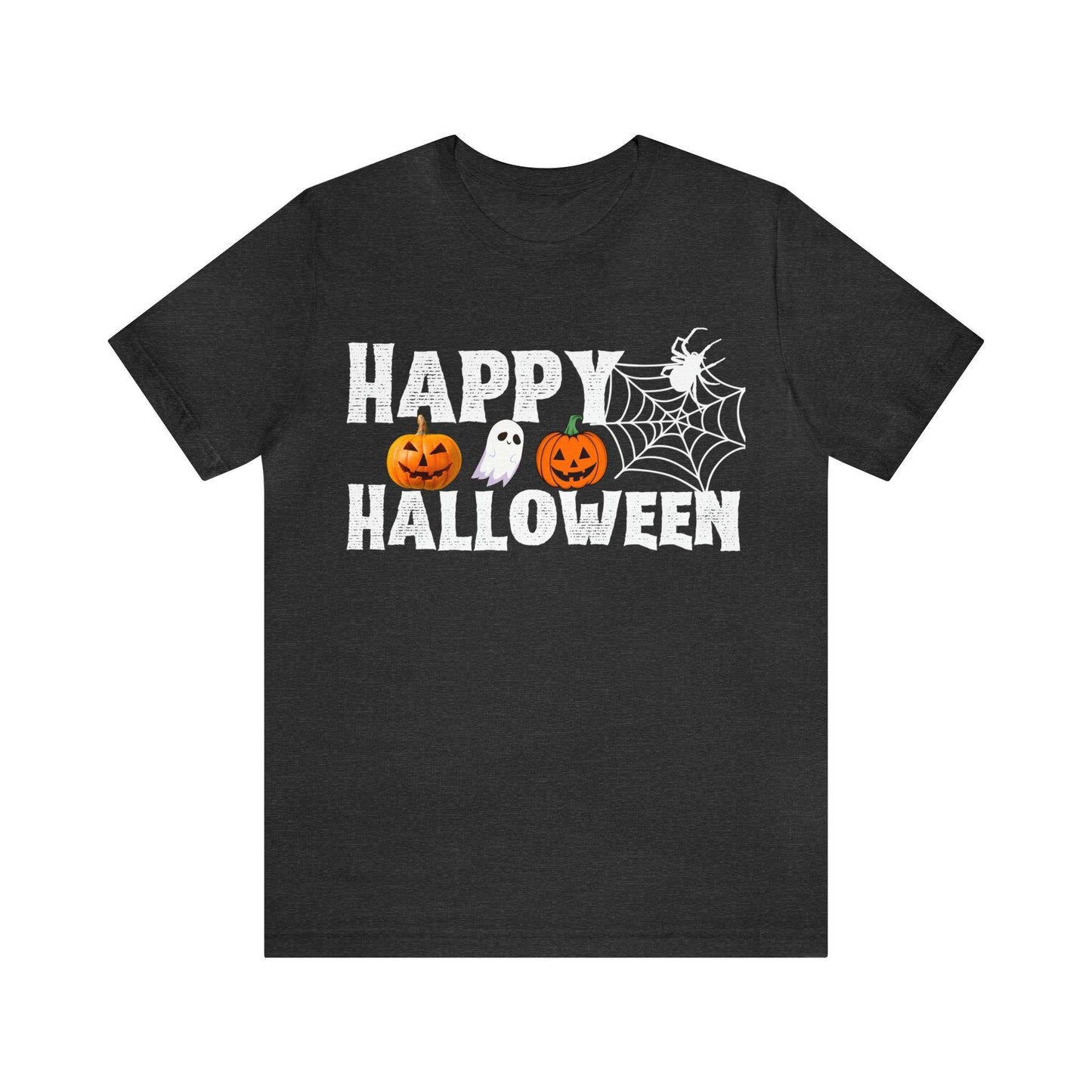 Happy Halloween Costume Pumpkin Ghost Spider Shirt - Giftsmojo