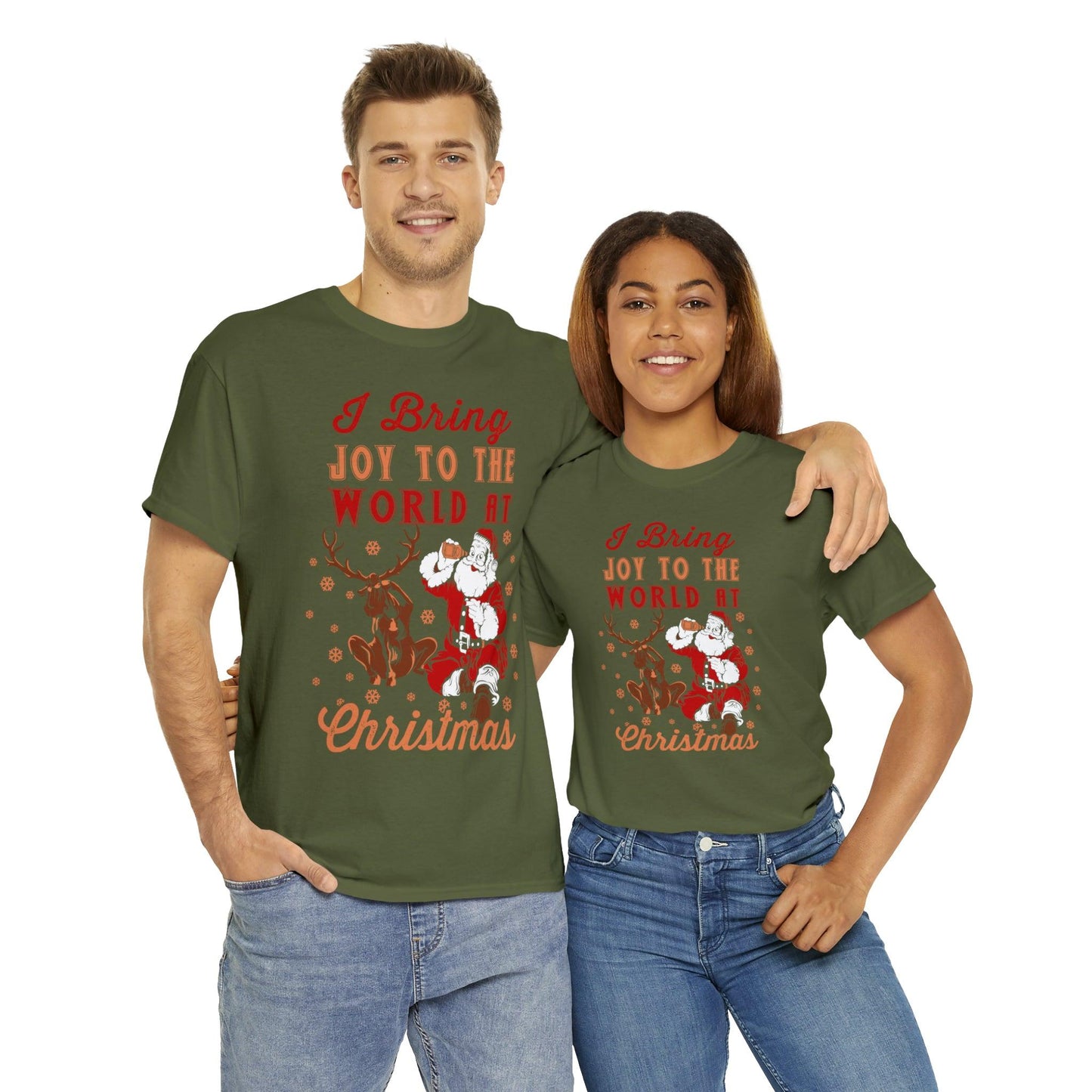 I bring Joy to the World at Christmas Shirt, Christmas Tee Christmas outfit, Christmas gifts