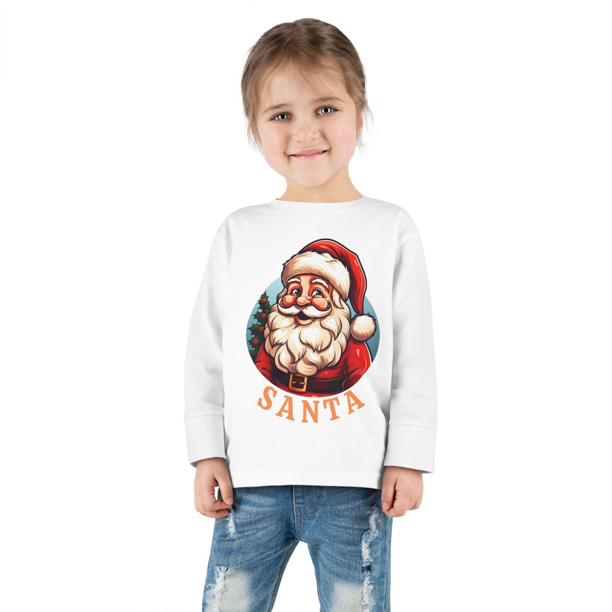 Kids Santa Shirt For Christmas Shirt for Kids Christmas Outfit for Kids - Giftsmojo