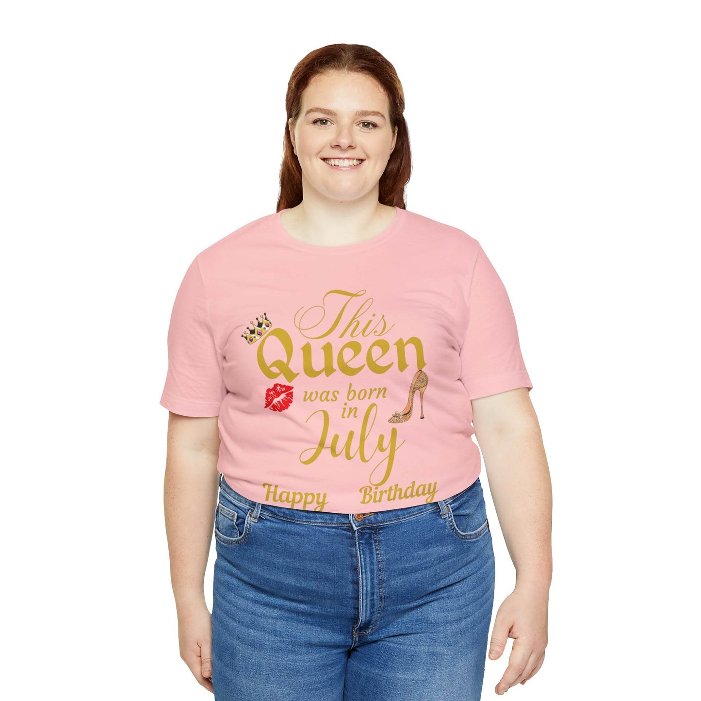 Birthday Queen Shirt, Gift for Birthday, This Queen was born in July Shirt, Funny Queen Shirt, Funny Birthday Shirt, Birthday Gift - Giftsmojo