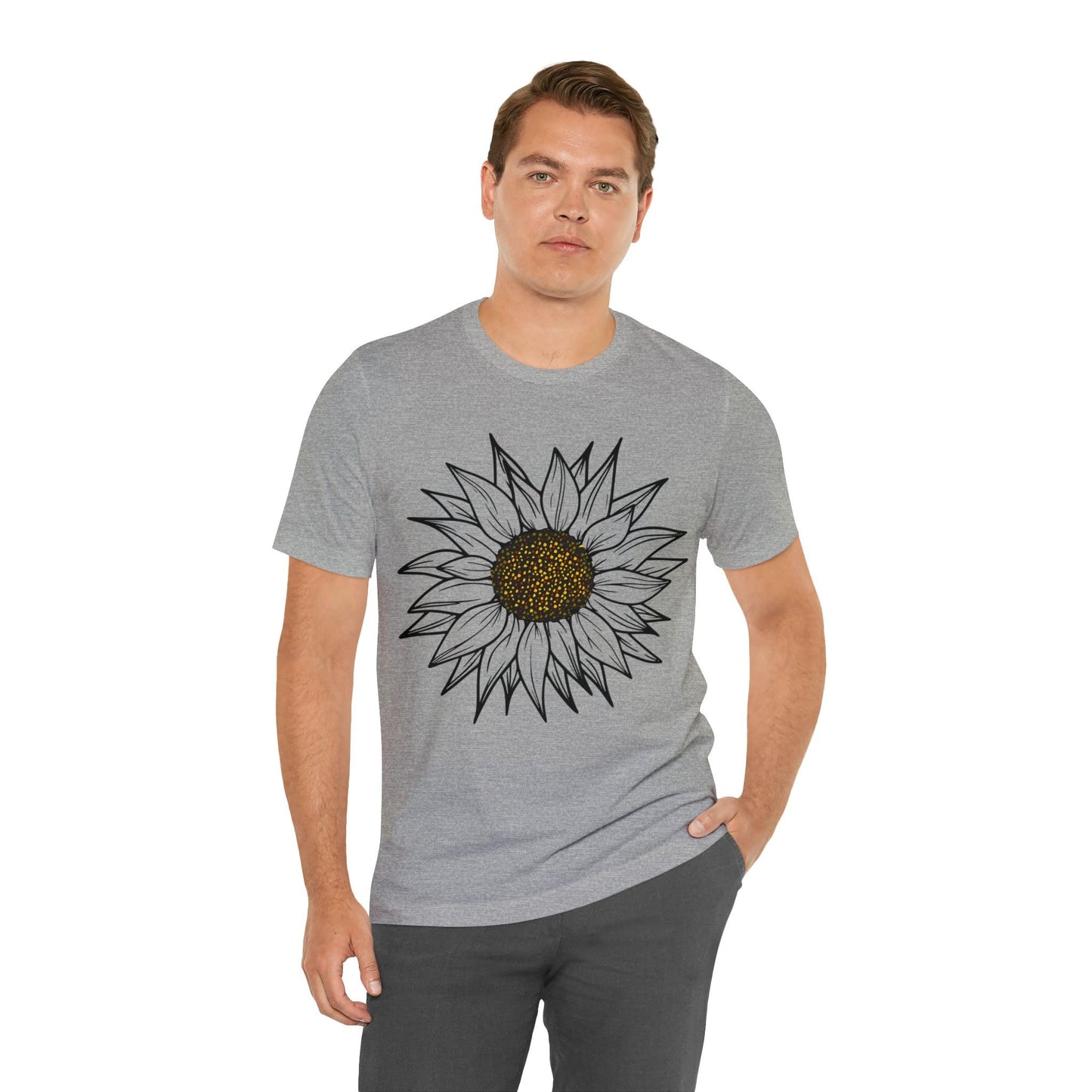 Sunflower Shirt, Floral Tee Shirt, Flower Shirt, Garden Shirt, Womens Fall Summer Shirt Sunshine Tee, Gift for Gardener, Nature love shirt - Giftsmojo