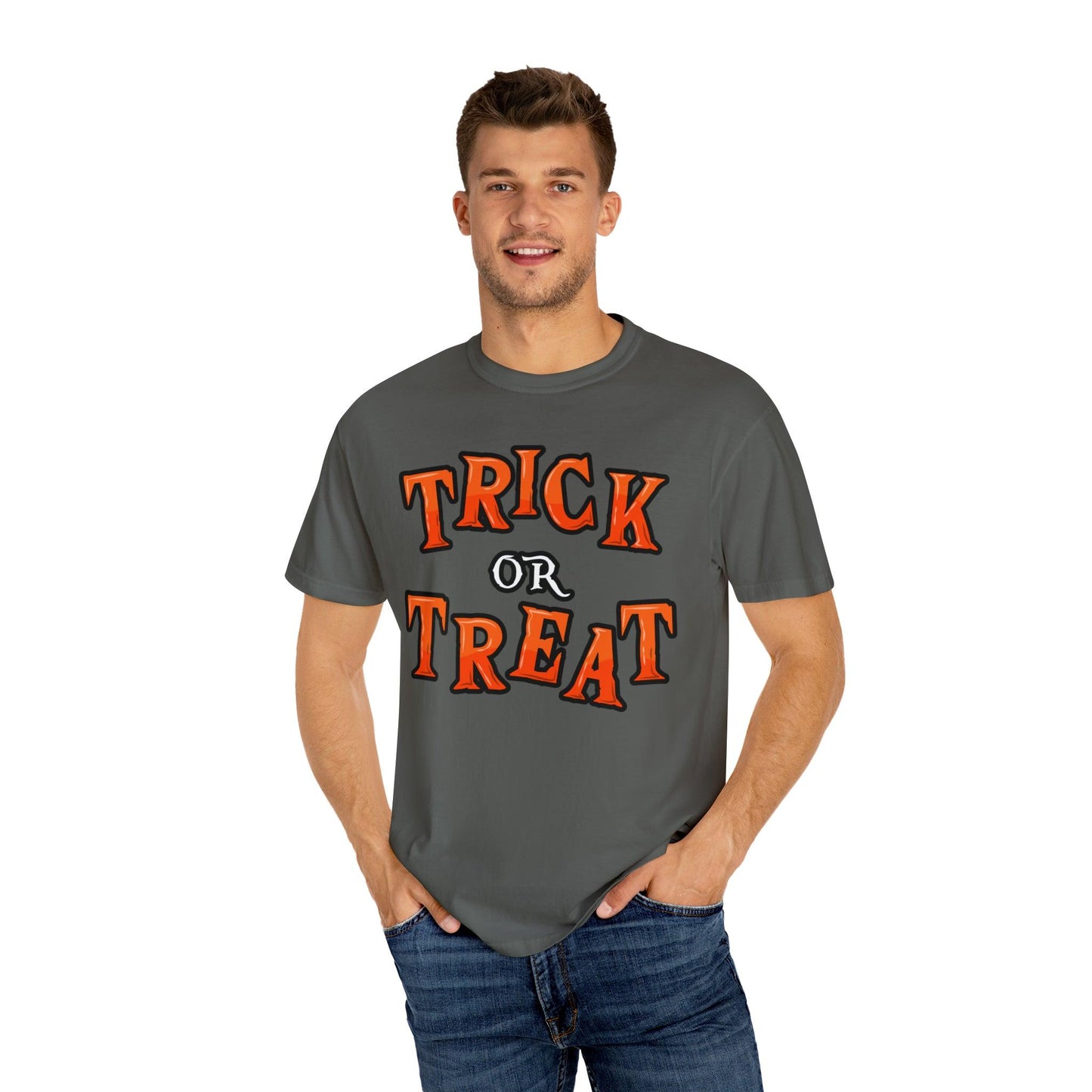 Trick or Treat Shirt Halloween Party Outfit Vintage Shirt Halloween Shirt Cute Spooky Shirt, Halloween Gift Halloween T-shirtRetro Halloween Tshirt - Giftsmojo
