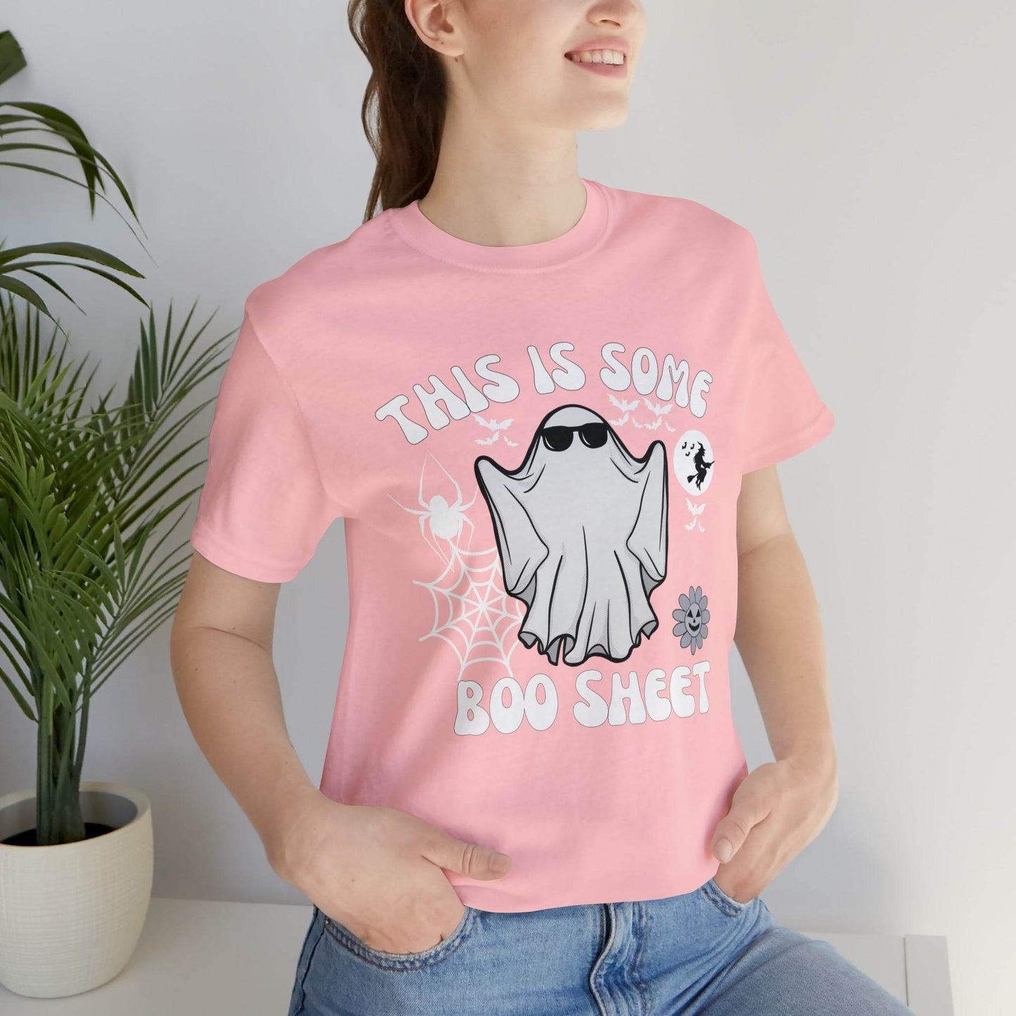 This Is Some Boo Sheet Funny Halloween Shirt Funny Halloween Costume Spooky Season Tee Funny Gift Shirt for Birthday Christmas Anniversary - Giftsmojo