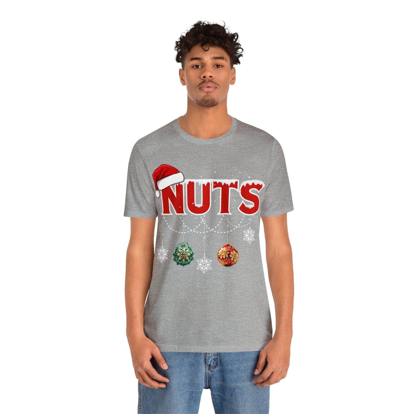 Funny Christmas Matching Shirts Chest Nuts Couples Matching Shirts - Giftsmojo