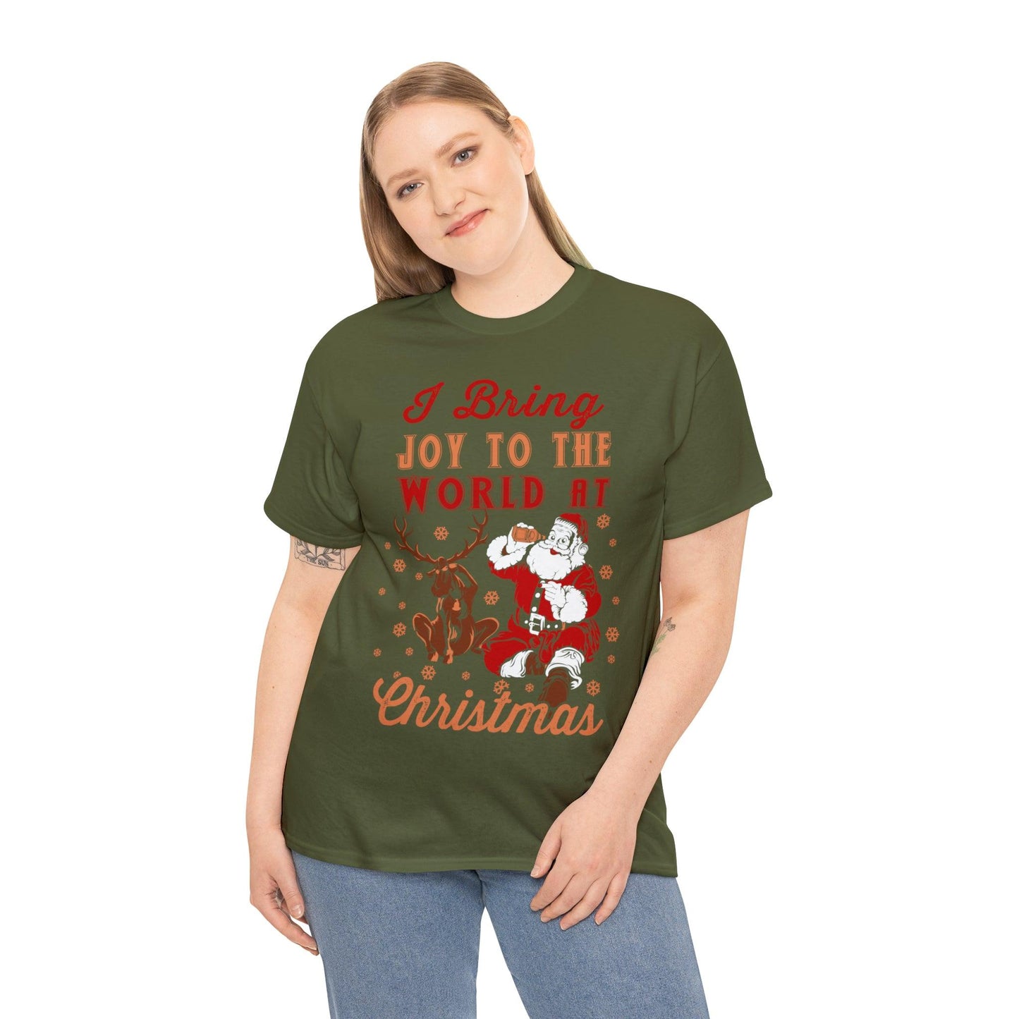 I bring Joy to the World at Christmas Shirt, Christmas Tee Christmas outfit, Christmas gifts
