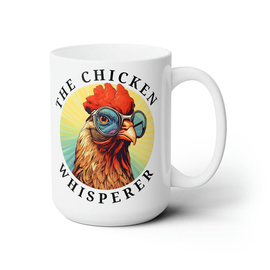 Funny Chicken Cup, Roster Mug Retro Vintage Mug The Chicken Whisperer Mug Chicken Coffee Mug - Giftsmojo