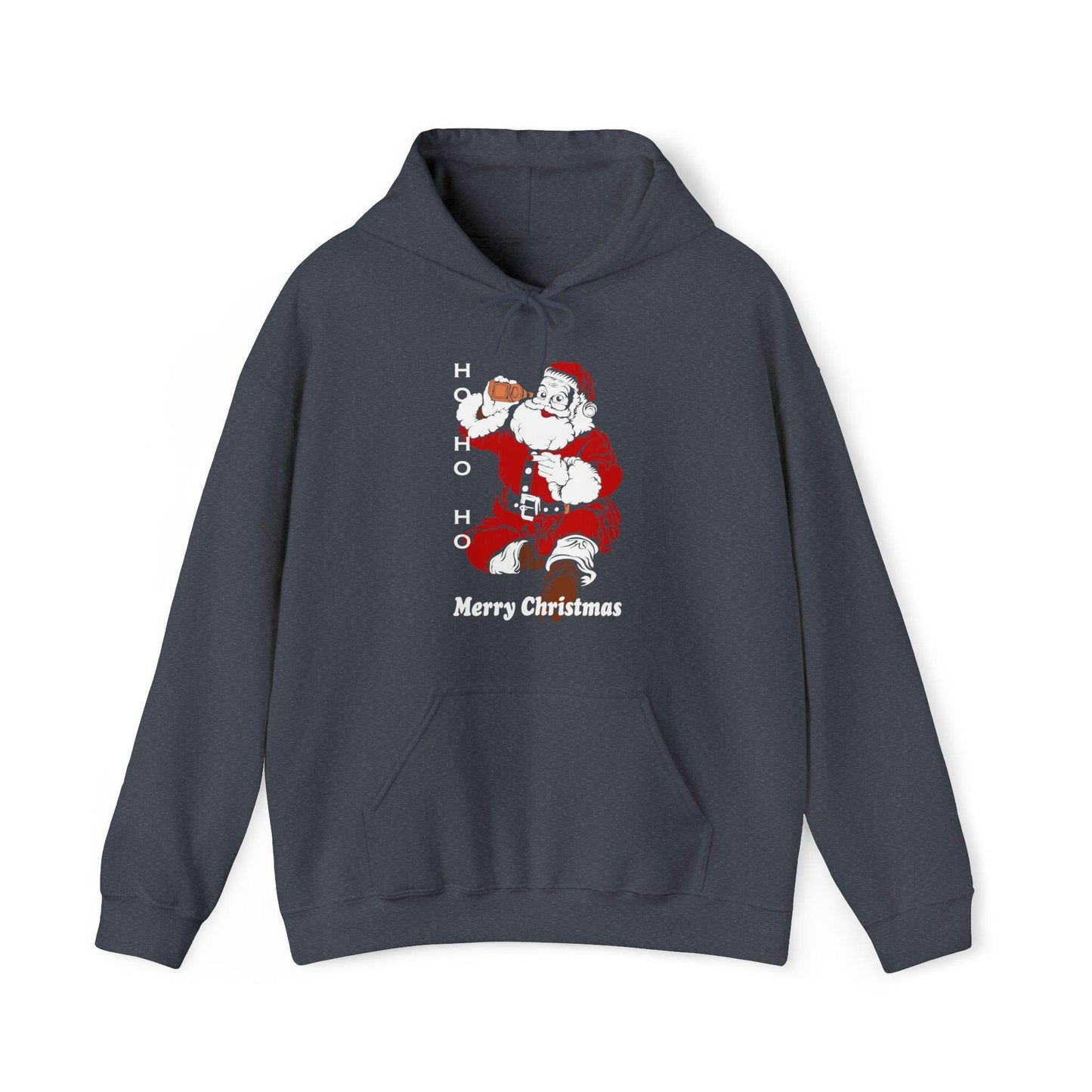Ho HO Ho Merry Christmas Unisex Heavy Blend Hooded Sweatshirt Christmas Shirt Hoodie - Giftsmojo