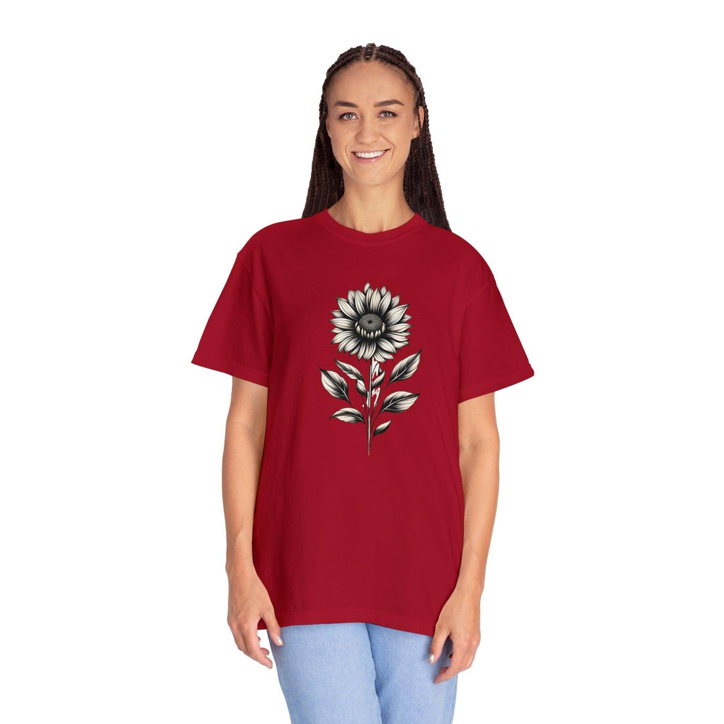 Sunflower Shirt Flower Shirt Aesthetic, Floral Graphic Tee Floral Shirt Flower T-shirt, Wild Flower Shirt Gift For Her Wildflower T-shirt - Giftsmojo