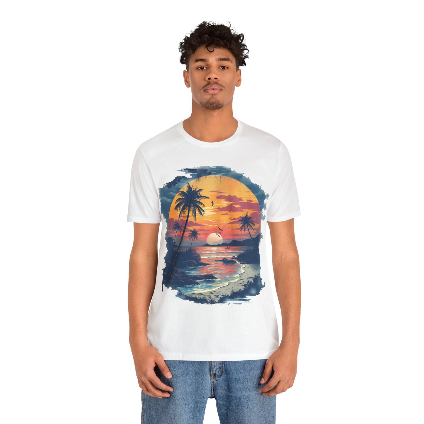 Custom Design Vibrant Summer Tshirt - Perfect Holiday Beach Tee For All