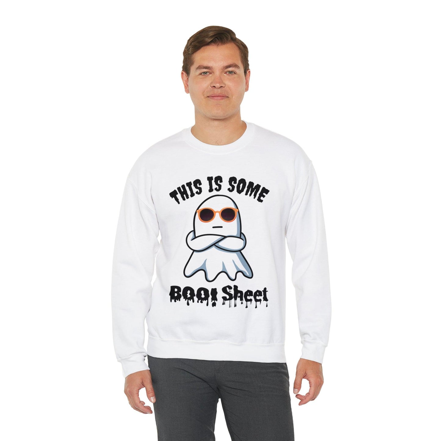 This Is Some Boo Sheet Funny HalloweenSweatshirt Funny Halloween Costume Spooky Season Tee Boo Ghost Sweatshirt Gift for Birthday Christmas