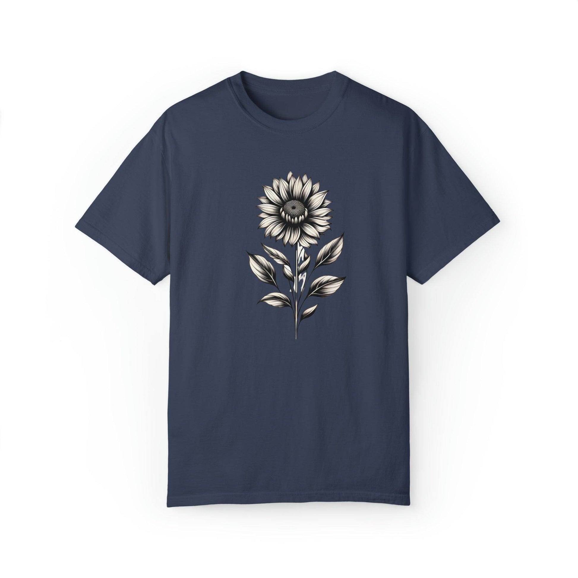 Sunflower Shirt Flower Shirt Aesthetic, Floral Graphic Tee Floral Shirt Flower T-shirt, Wild Flower Shirt Gift For Her Wildflower T-shirt - Giftsmojo