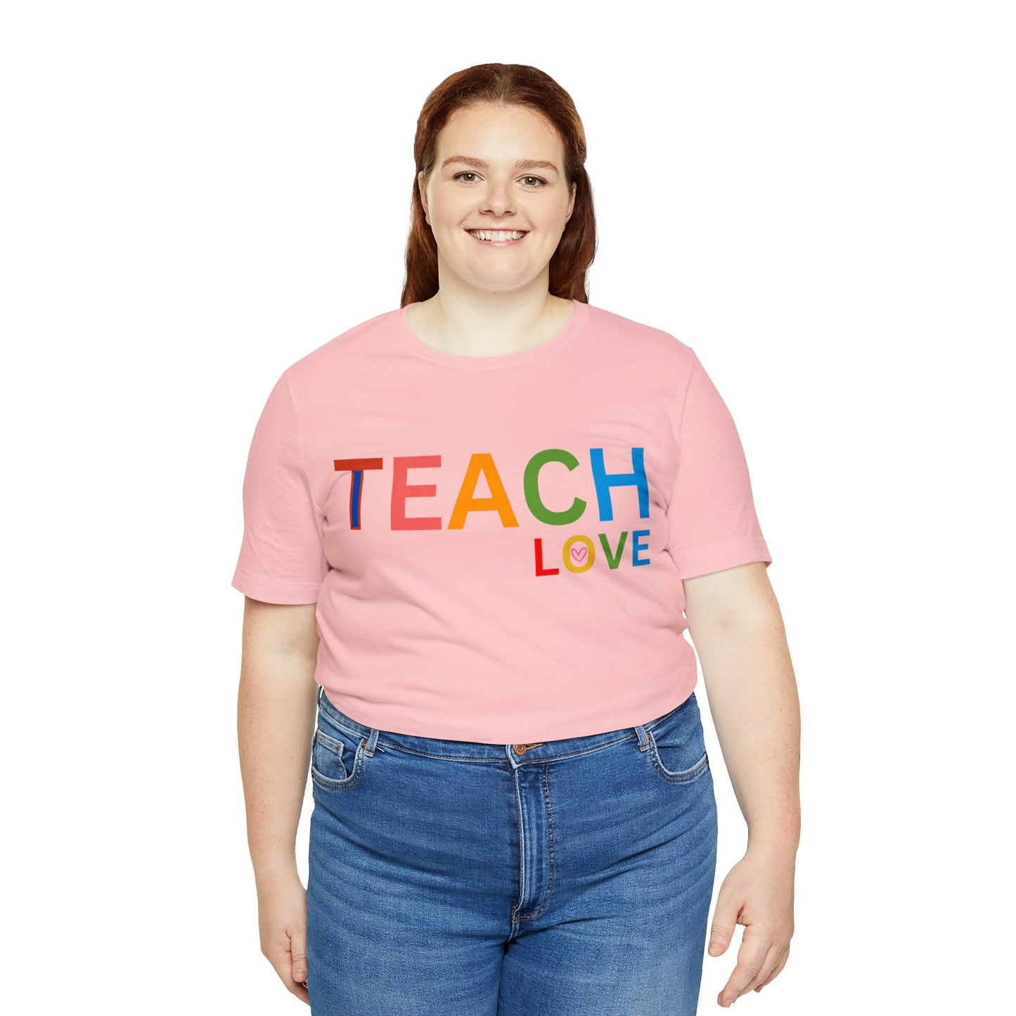 I Teach Love Shirt, Teacher Shirt, Teacher Appreciation Gift for Teachers - Giftsmojo