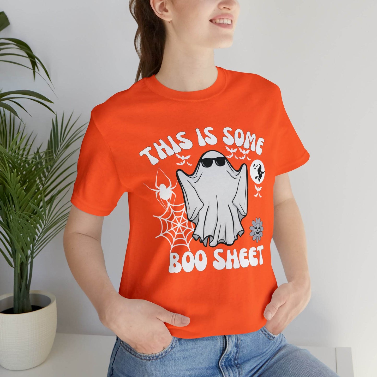 This Is Some Boo Sheet Funny Halloween Shirt Funny Halloween Costume Spooky Season Tee Funny Gift Shirt for Birthday Christmas Anniversary - Giftsmojo