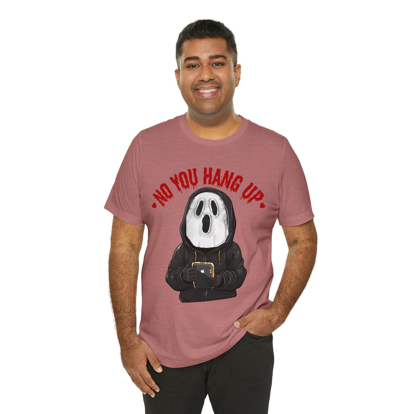 No You Hang Up Scary Halloween Costume Halloween Shirt Playful and Spooky Charm Fall Shirt - Giftsmojo