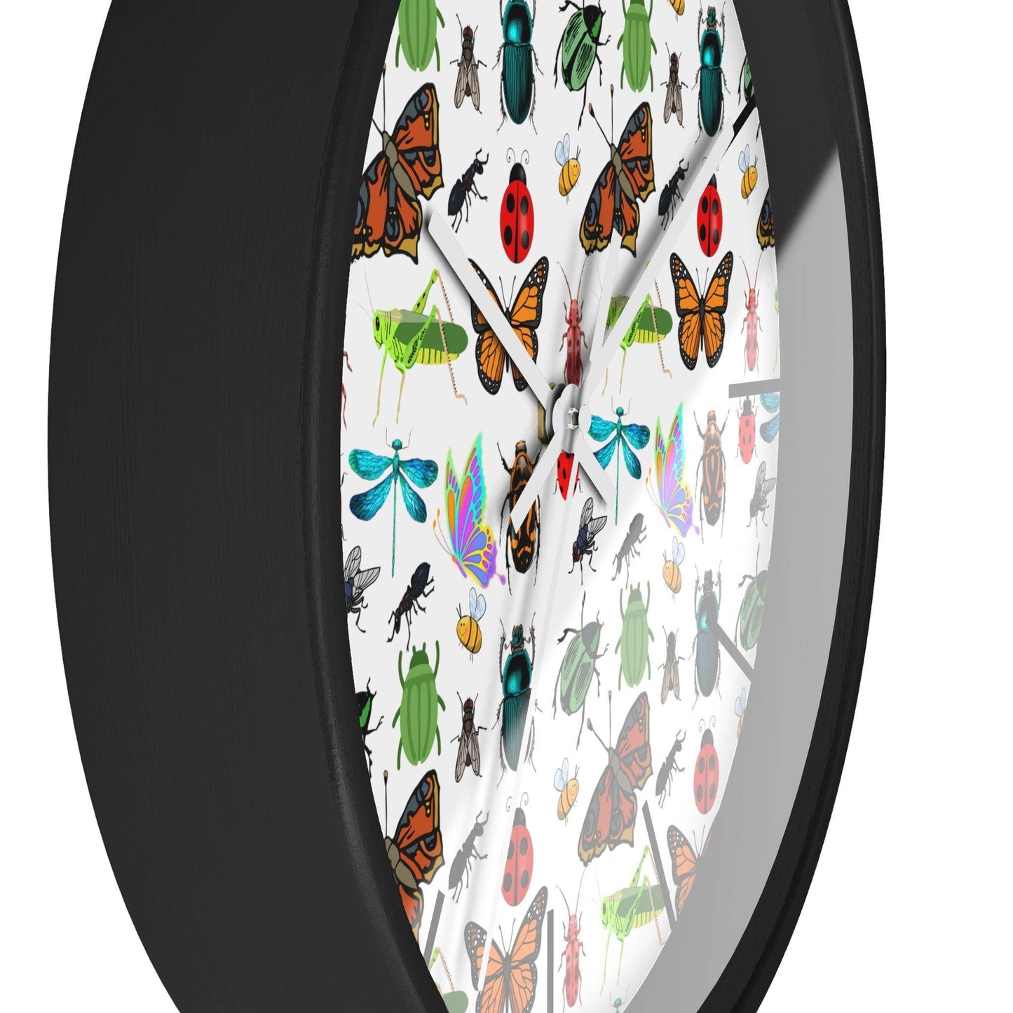 Bug Wall Clock Wall Clock Insects Wall Clock Home Decor Gift House Warming Gift - Unique Gift Farmhouse Clocks For Wall Living Room Bedroom - Giftsmojo