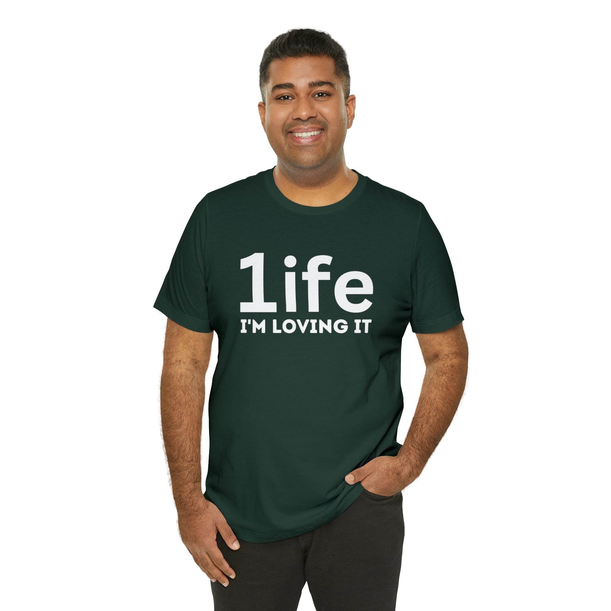 One life I'M Loving It Shirt Retro 1life shirt Live Your Life You Only Have One Life To Live Retro Shirt - Giftsmojo