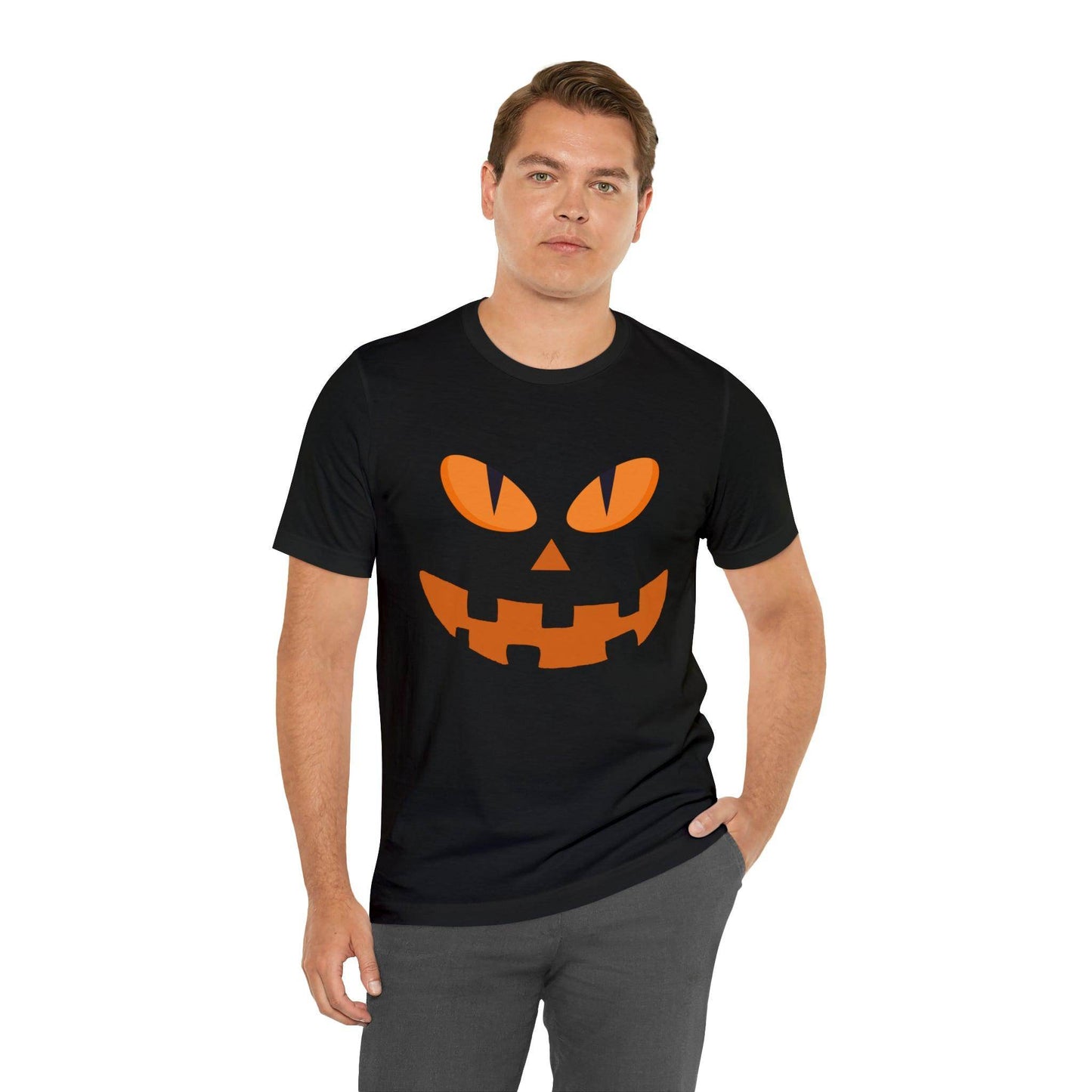 Halloween Costume Pumpkin Silhouette Halloween Pumpkin Faces Scary Faces, Vintage Shirt Halloween Shirt Pumpkin Face Halloween - Giftsmojo