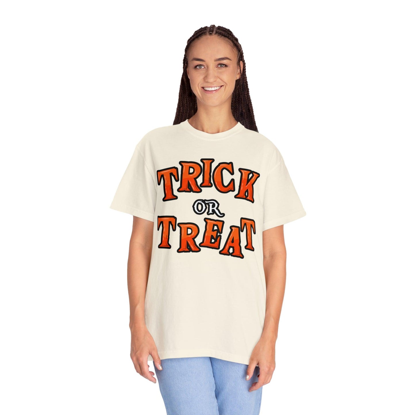 Trick or Treat Shirt Halloween Party Outfit Vintage Shirt Halloween Shirt Cute Spooky Shirt, Halloween Gift Halloween T-shirtRetro Halloween Tshirt - Giftsmojo