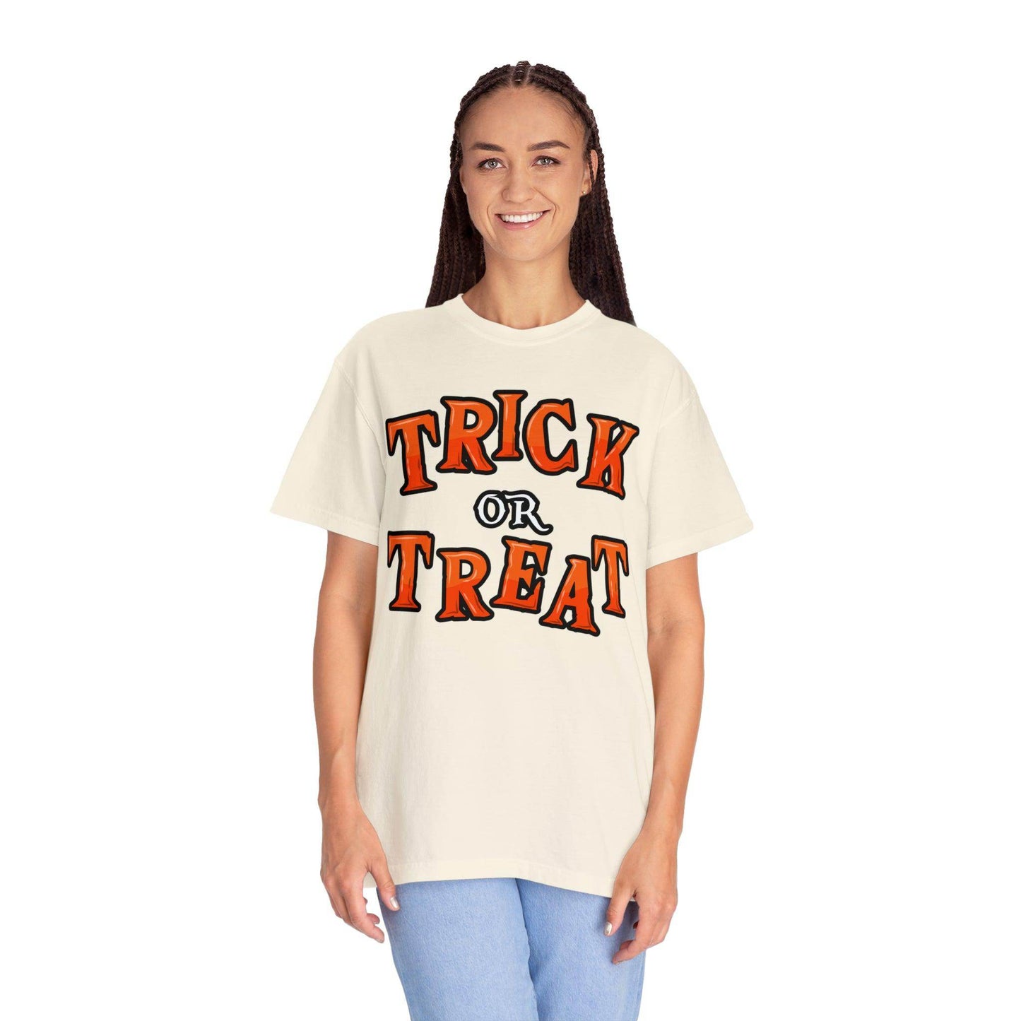 Trick or Treat Shirt Halloween Party Outfit Vintage Shirt Halloween Shirt Cute Spooky Shirt, Halloween Gift Halloween T-shirtRetro Halloween Tshirt - Giftsmojo