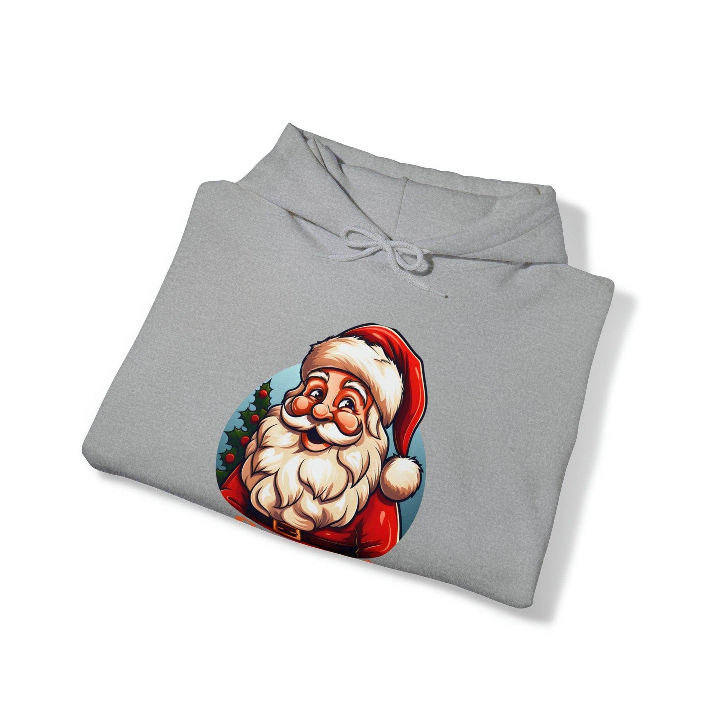 Santa Hooded Sweatshirt Santa Hooded Sweatshirt Christmas Sweater Pullover Christmas Pullover Santa Claus Shirt - Giftsmojo