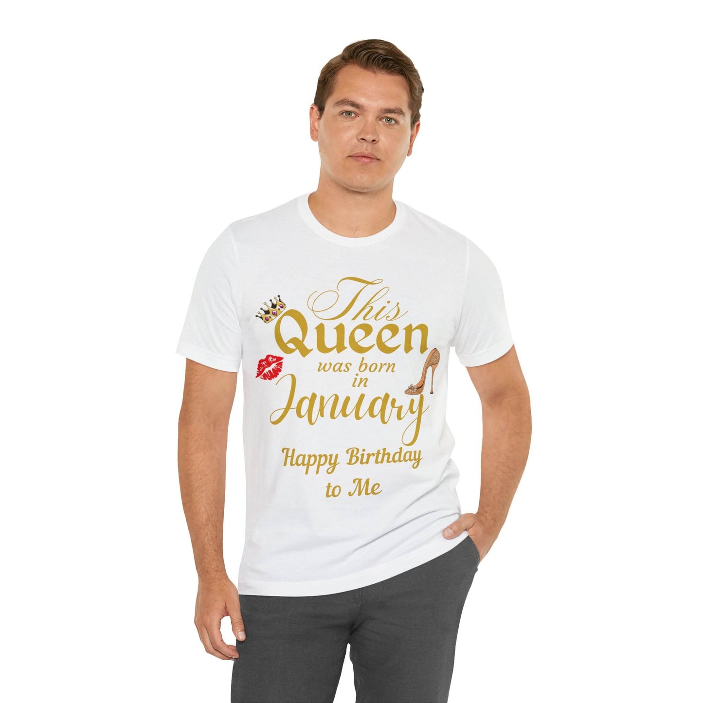 Birthday Queen Shirt, Gift for Birthday, This Queen was born in January Shirt, Funny Queen Shirt, Funny Birthday Shirt, Birthday Gift - Giftsmojo