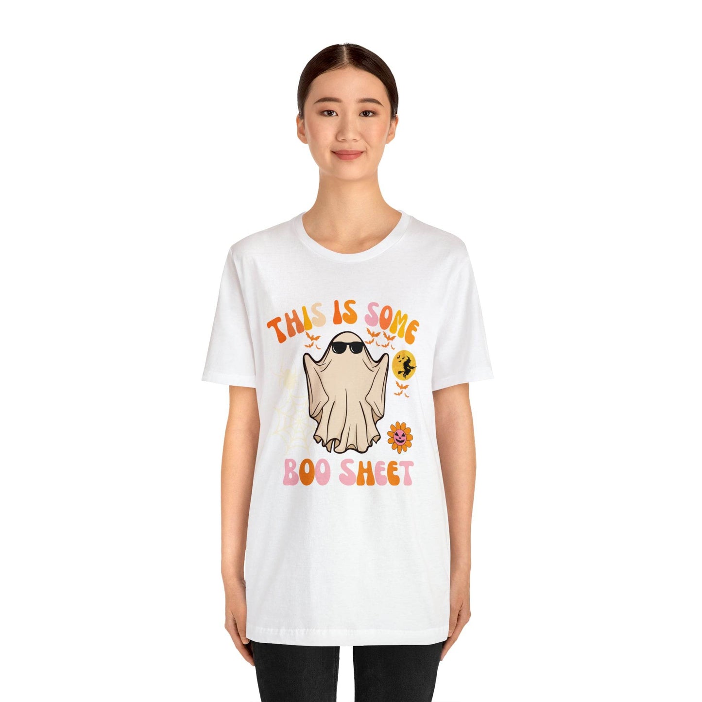 This Is Some Boo Sheet Funny Halloween Shirt Funny Halloween Costume Spooky Season Tee Funny Gift Shirt for Birthday Christmas Anniversary - Giftsmojo