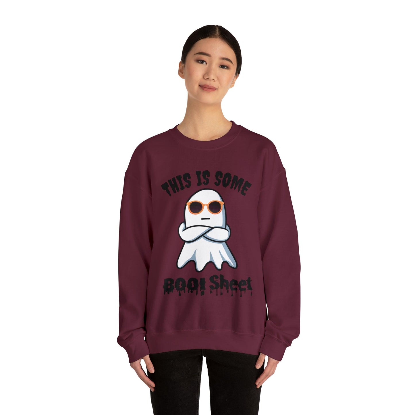 This Is Some Boo Sheet Funny HalloweenSweatshirt Funny Halloween Costume Spooky Season Tee Boo Ghost Sweatshirt Gift for Birthday Christmas
