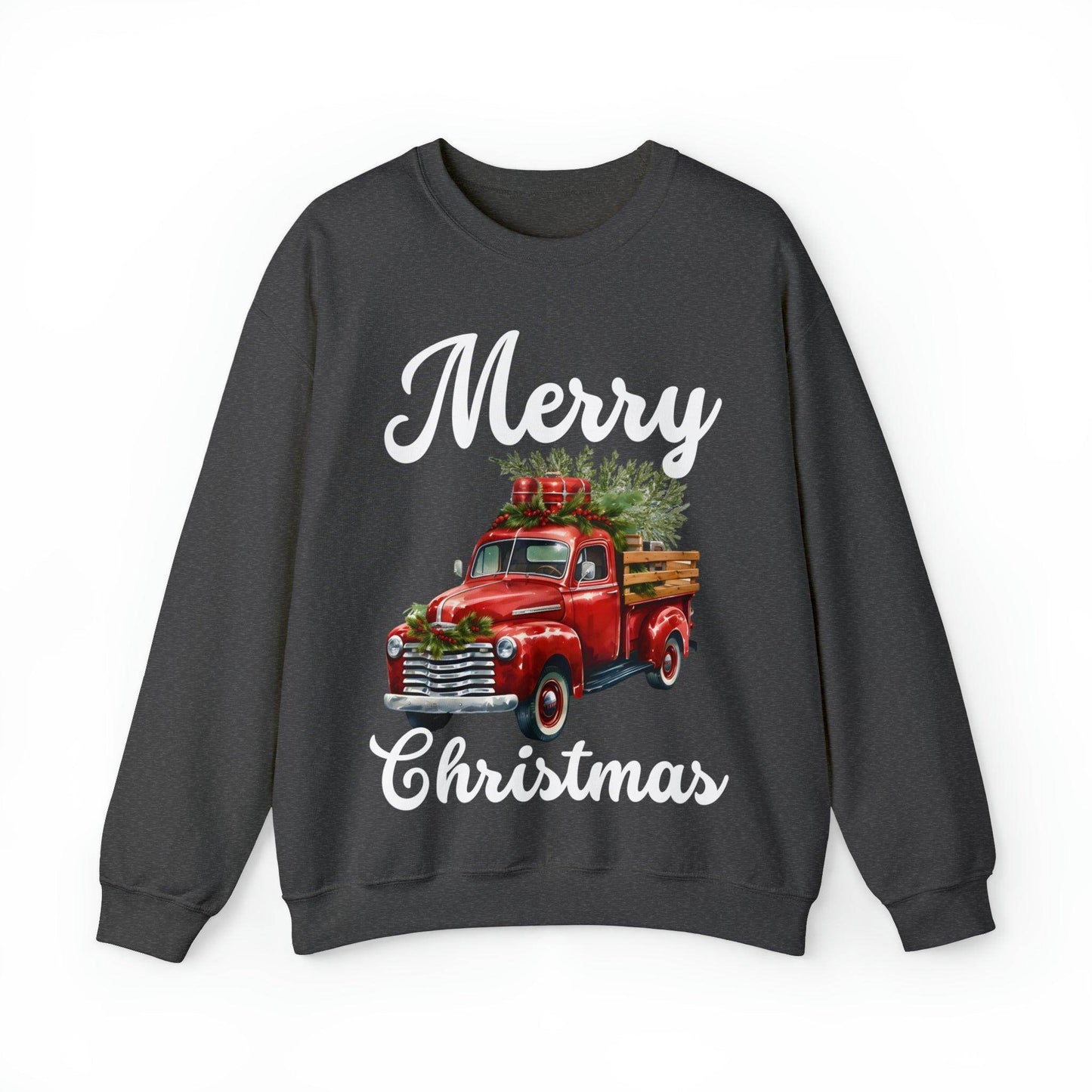 Christmas Tree Truck Sweatshirt Christmas Truck Sweatshirt Christmas Sweater Tree Truck Shirt Christmas Sweatshirt Tree Sweat Pine Tree - Giftsmojo