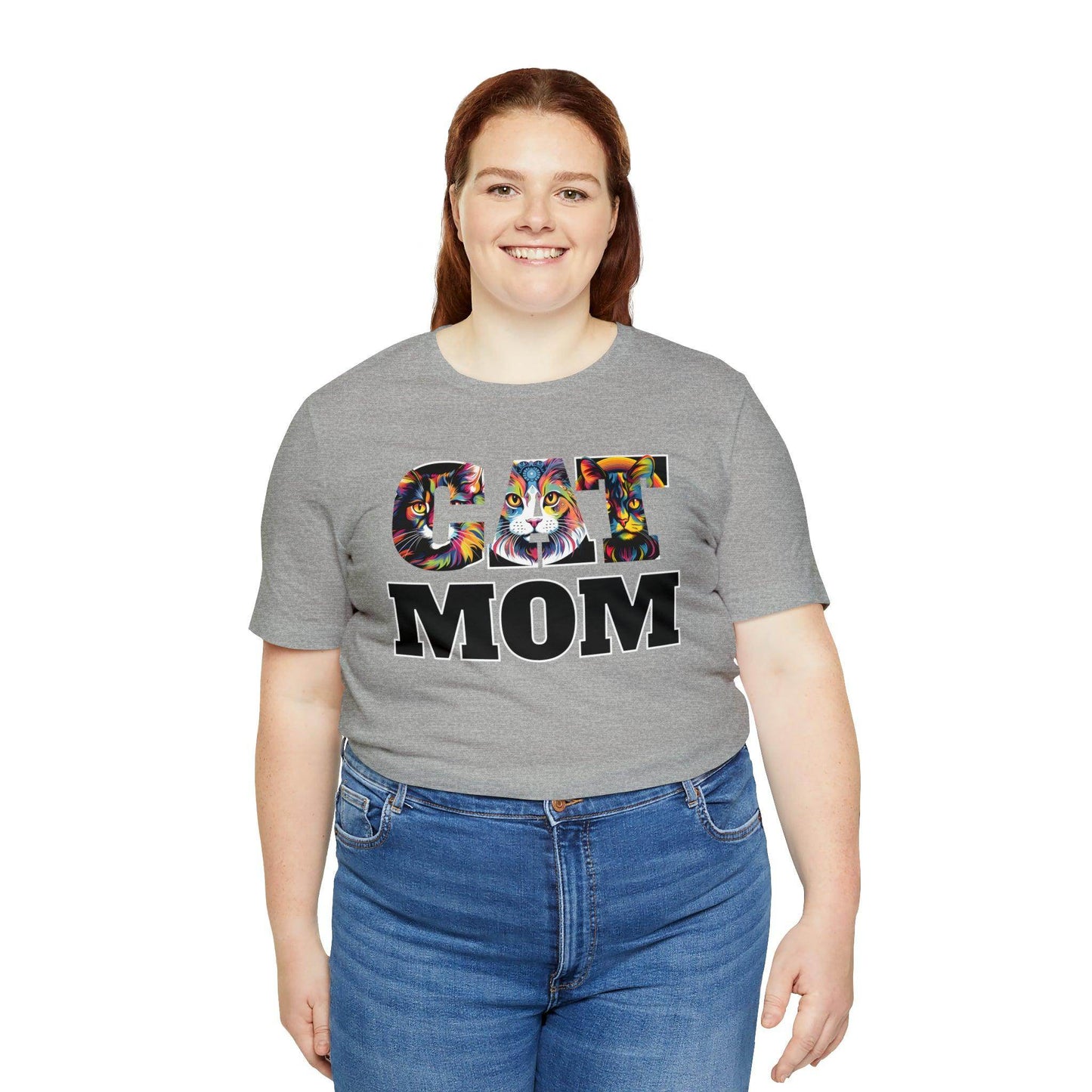 Vintage Cat Shirt Retro Cat Mom Tshirt Animal Lover Gift Cat T Shirt Cat Mom Gift Cat Lover Gift - Cat Lover Shirt Trendy Shirt for Cat Mom - Giftsmojo
